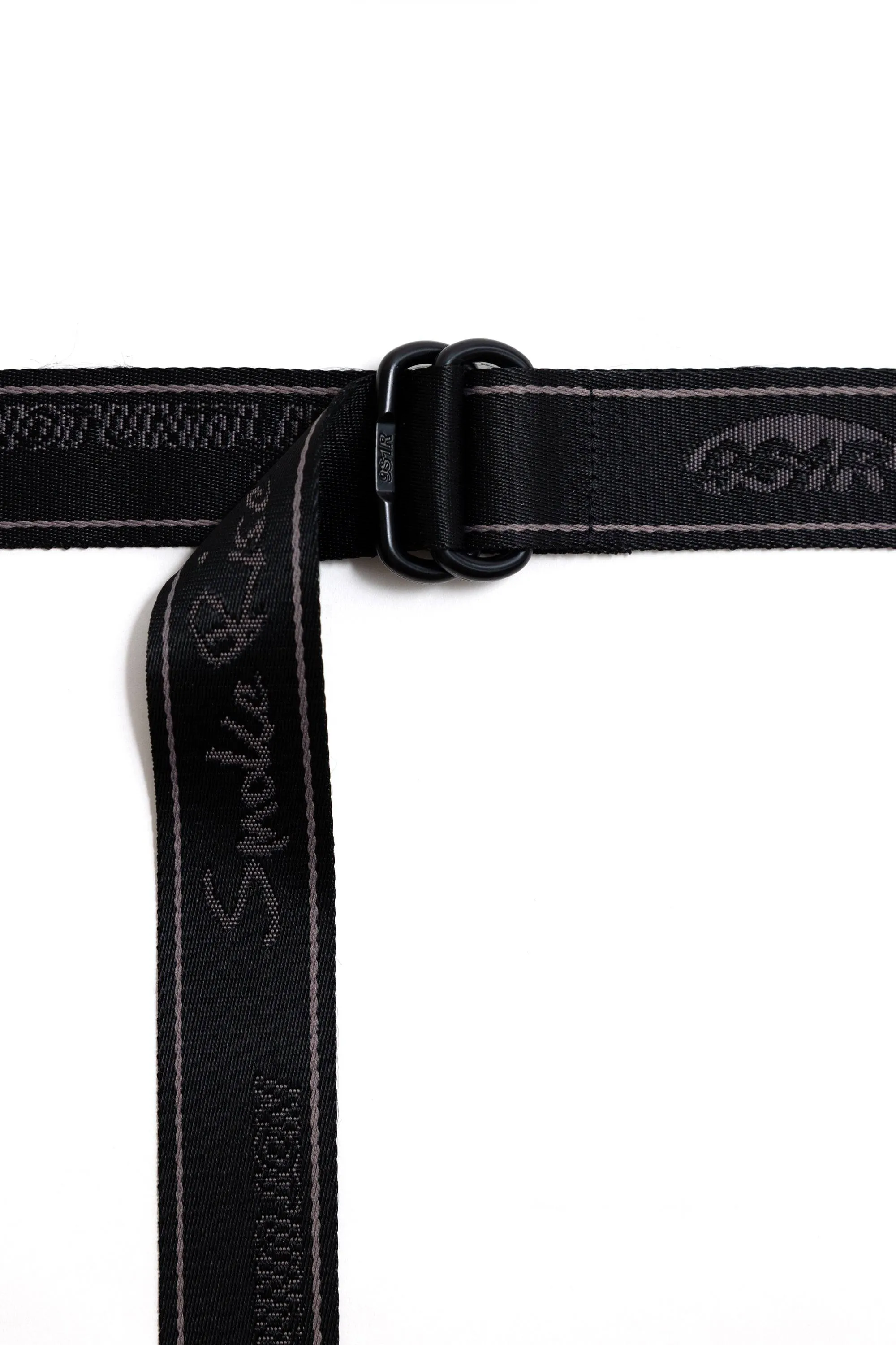 9S1R x Smoke Rise Nylon Webbing Belt - Black