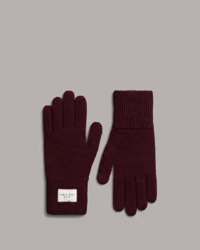 Addison Tech Gloves Burgundy