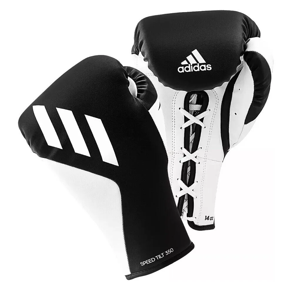 adidas Tilt 350 Pro Lace Boxing Gloves Cactus Leather