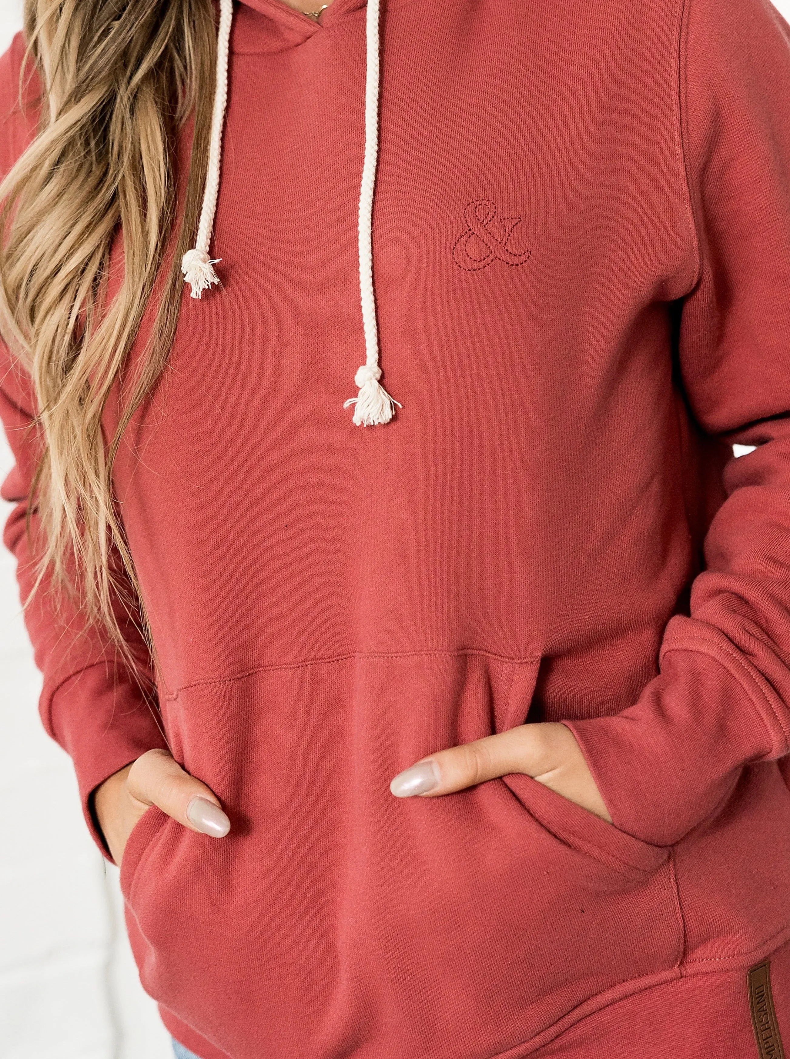 Ampersand Ave Strawberry Staple Hooded Sweatshirt