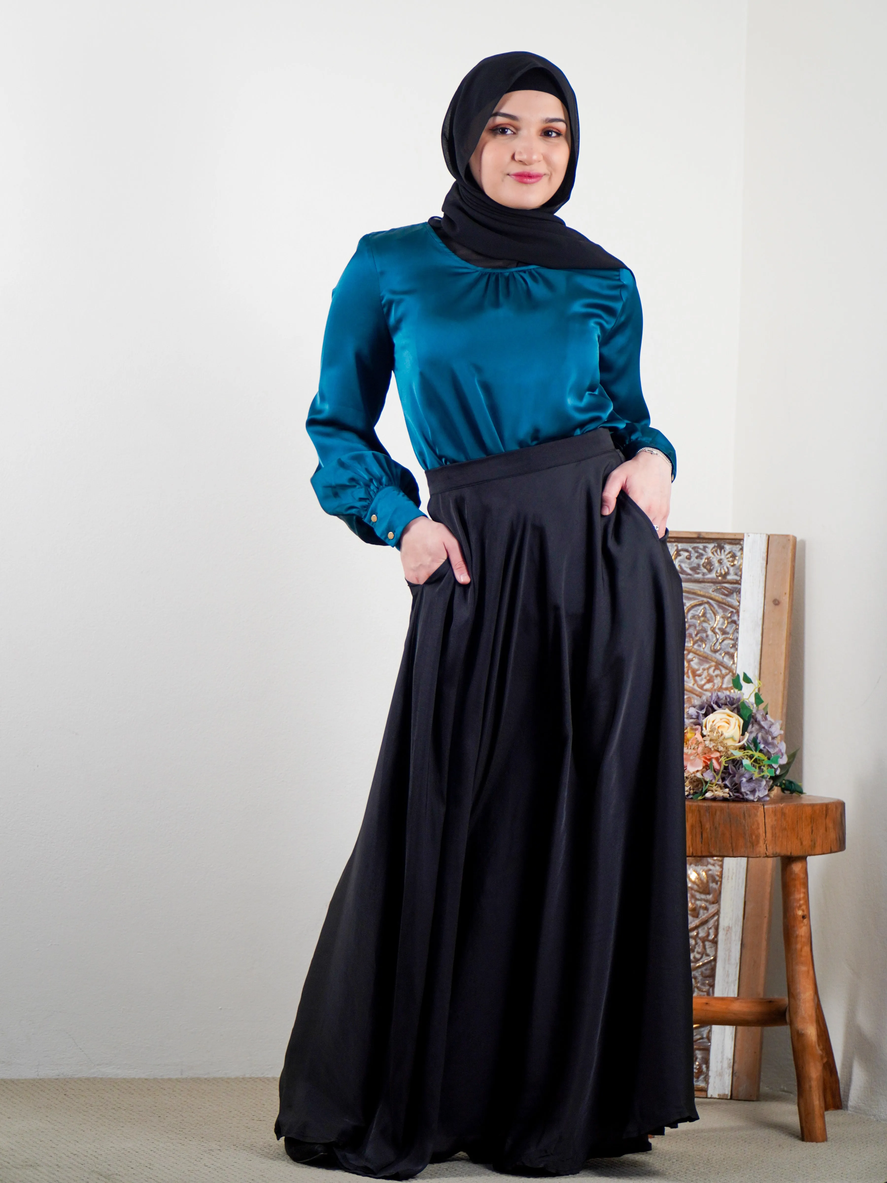 Ayah Satin Skirt