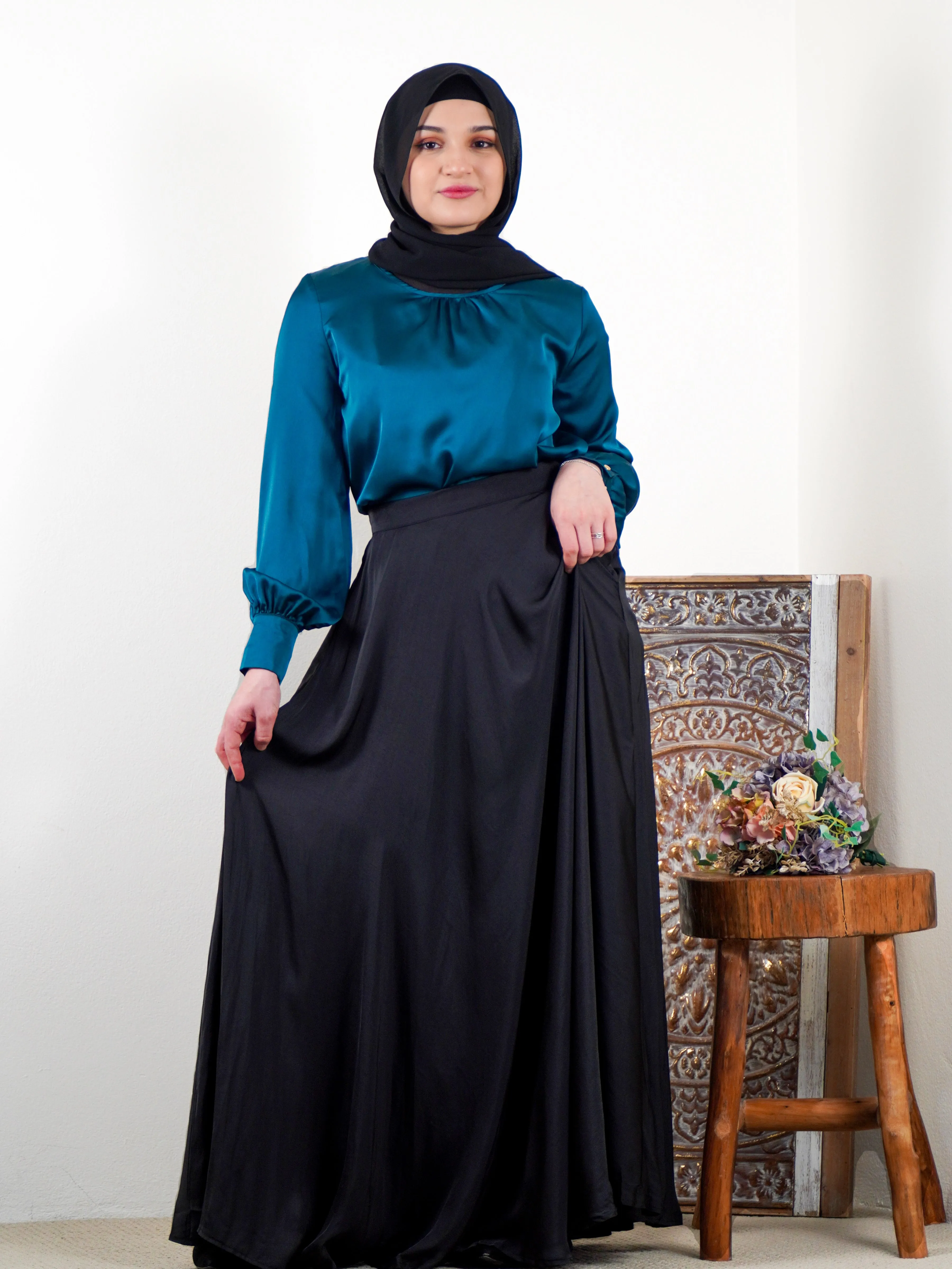 Ayah Satin Skirt