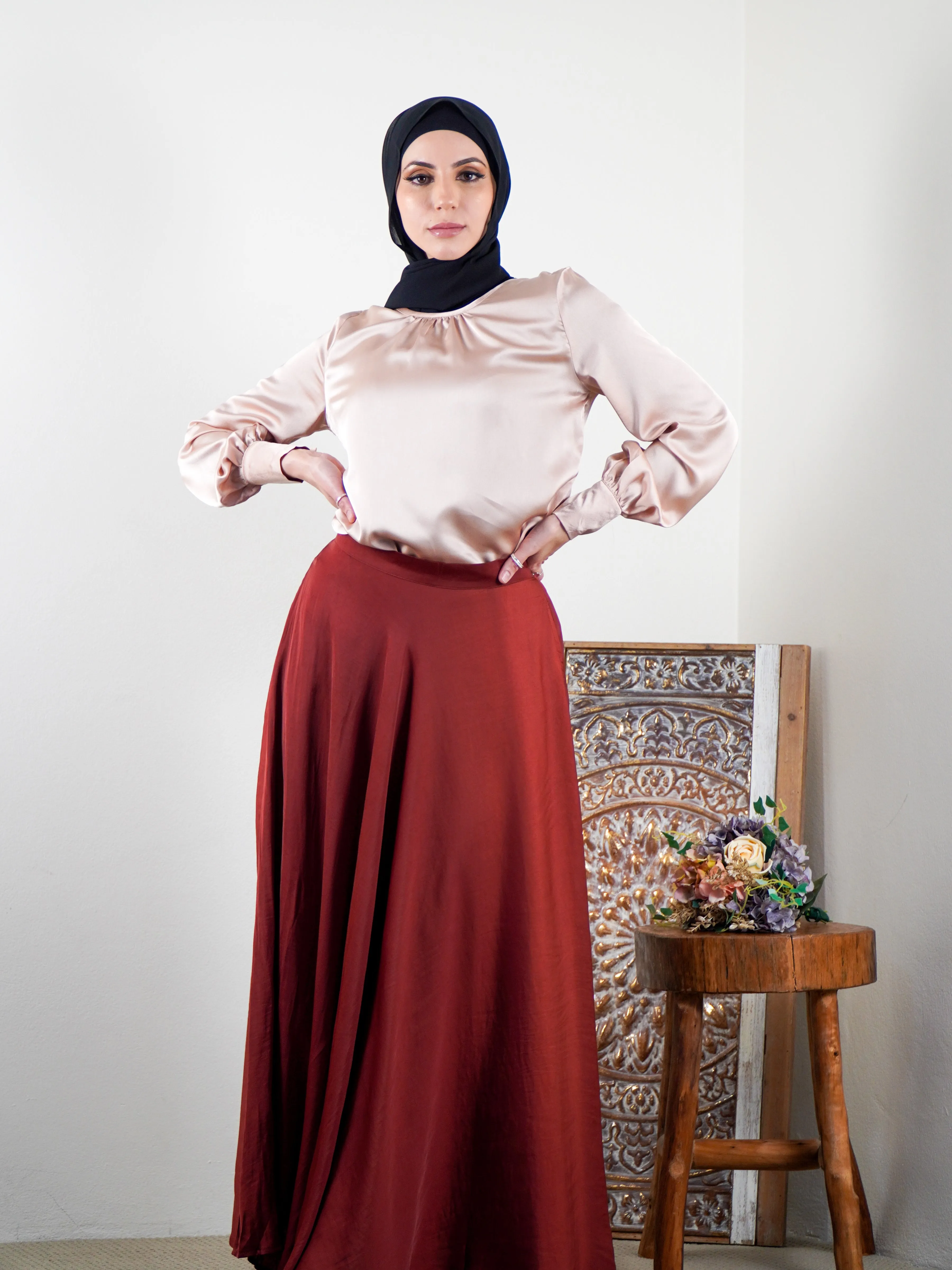 Ayah Satin Skirt