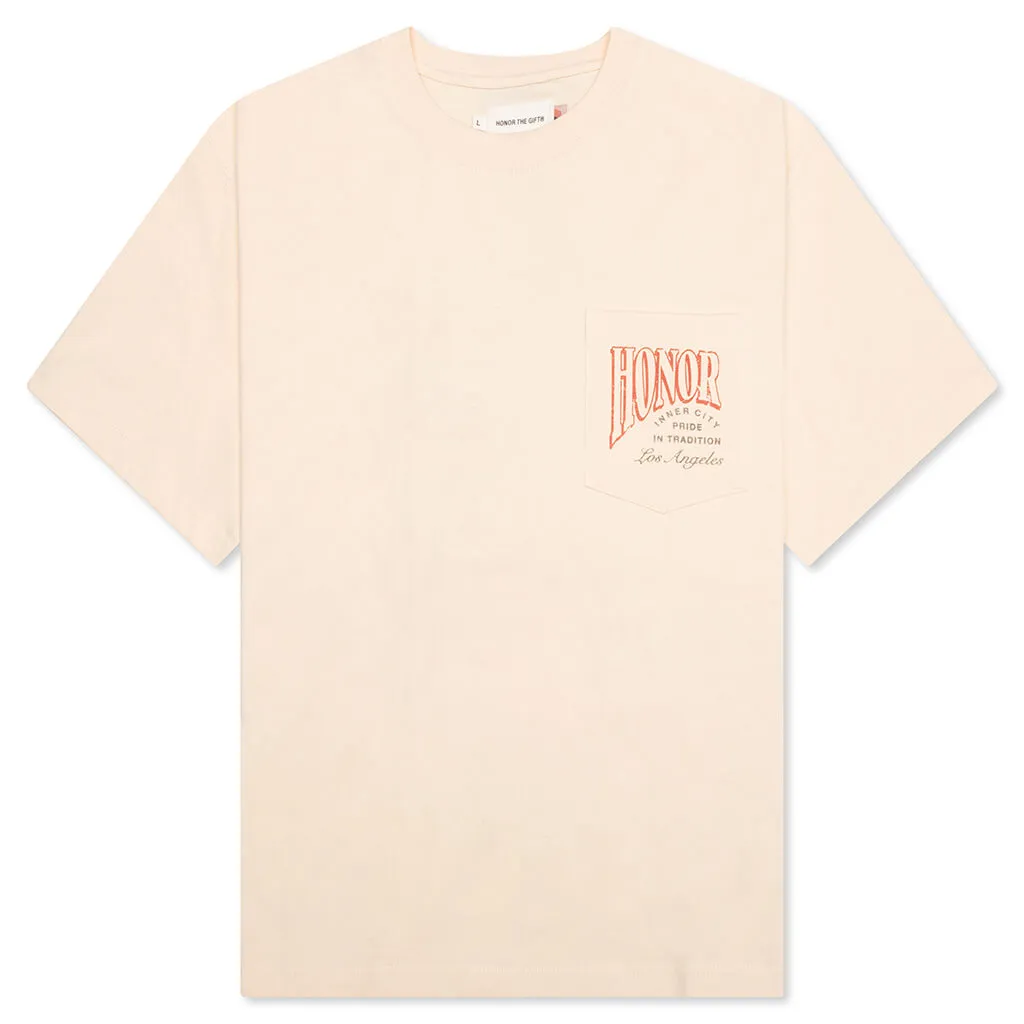 B-Summer HTG Cigar Label Short Sleeve Tee - Bone