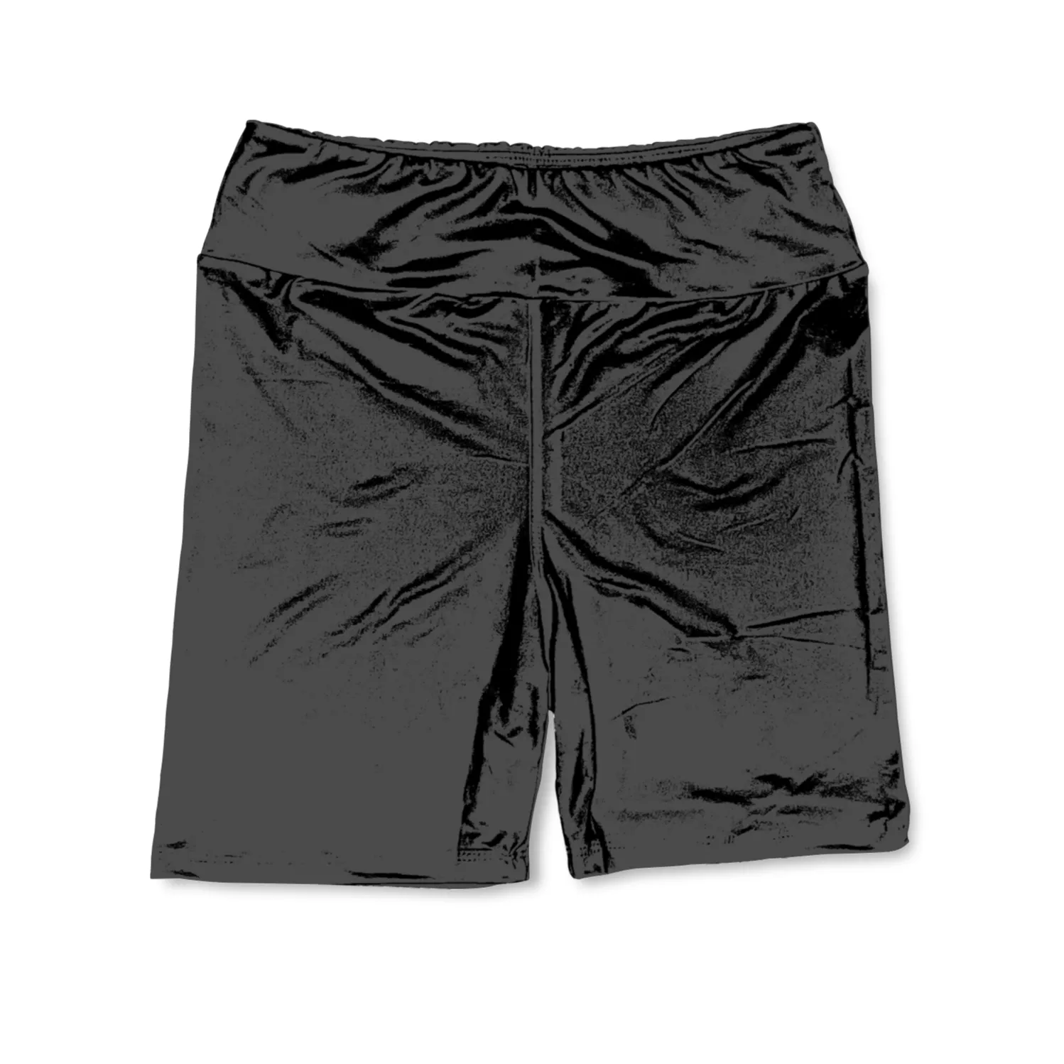 Black in Biker-Slip Shorts 6"