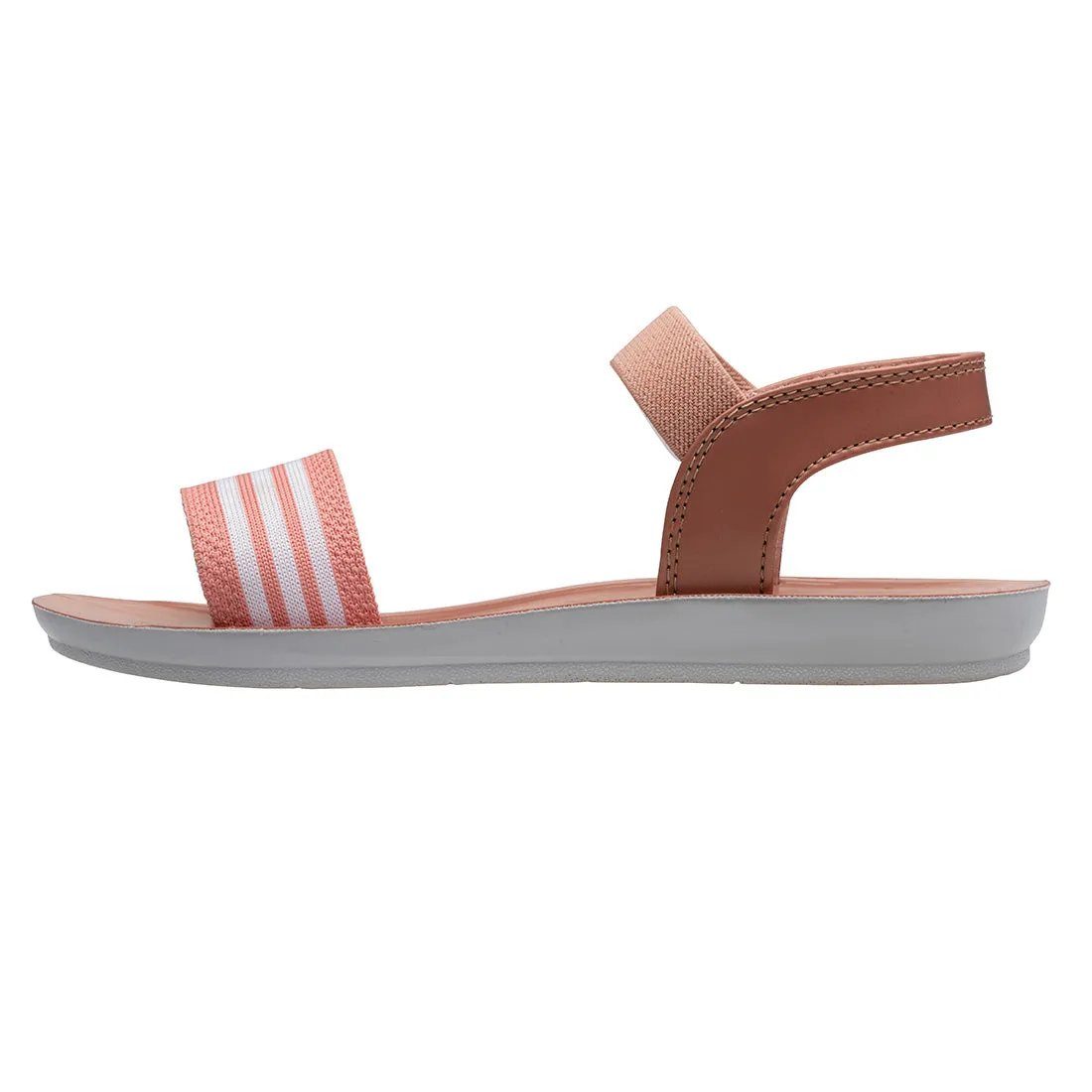 Blue Tyga Womens Ankle Strap Flat Sandals  - BT2702 Peach