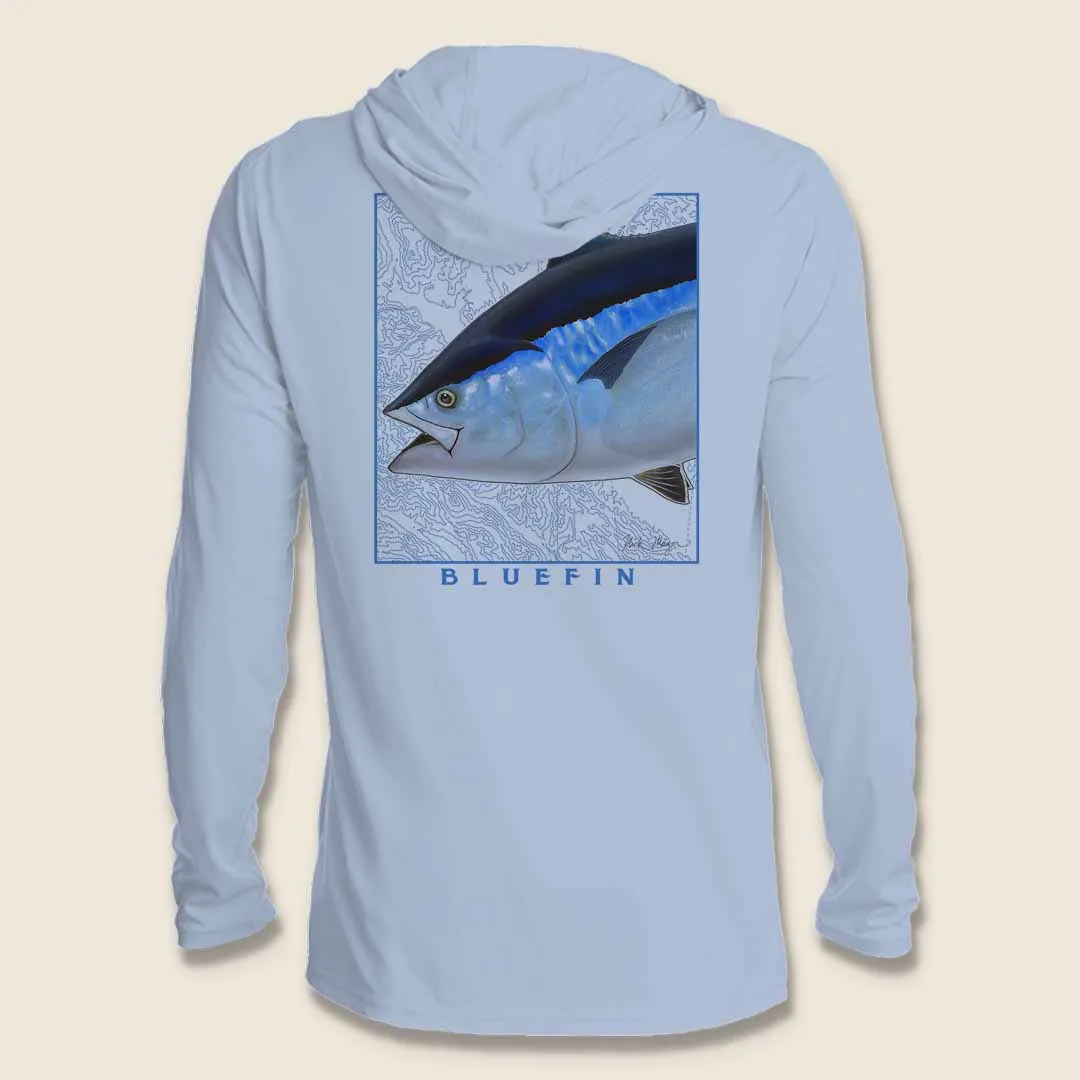 Bluefin Tuna UPF Sun Protective Hoody