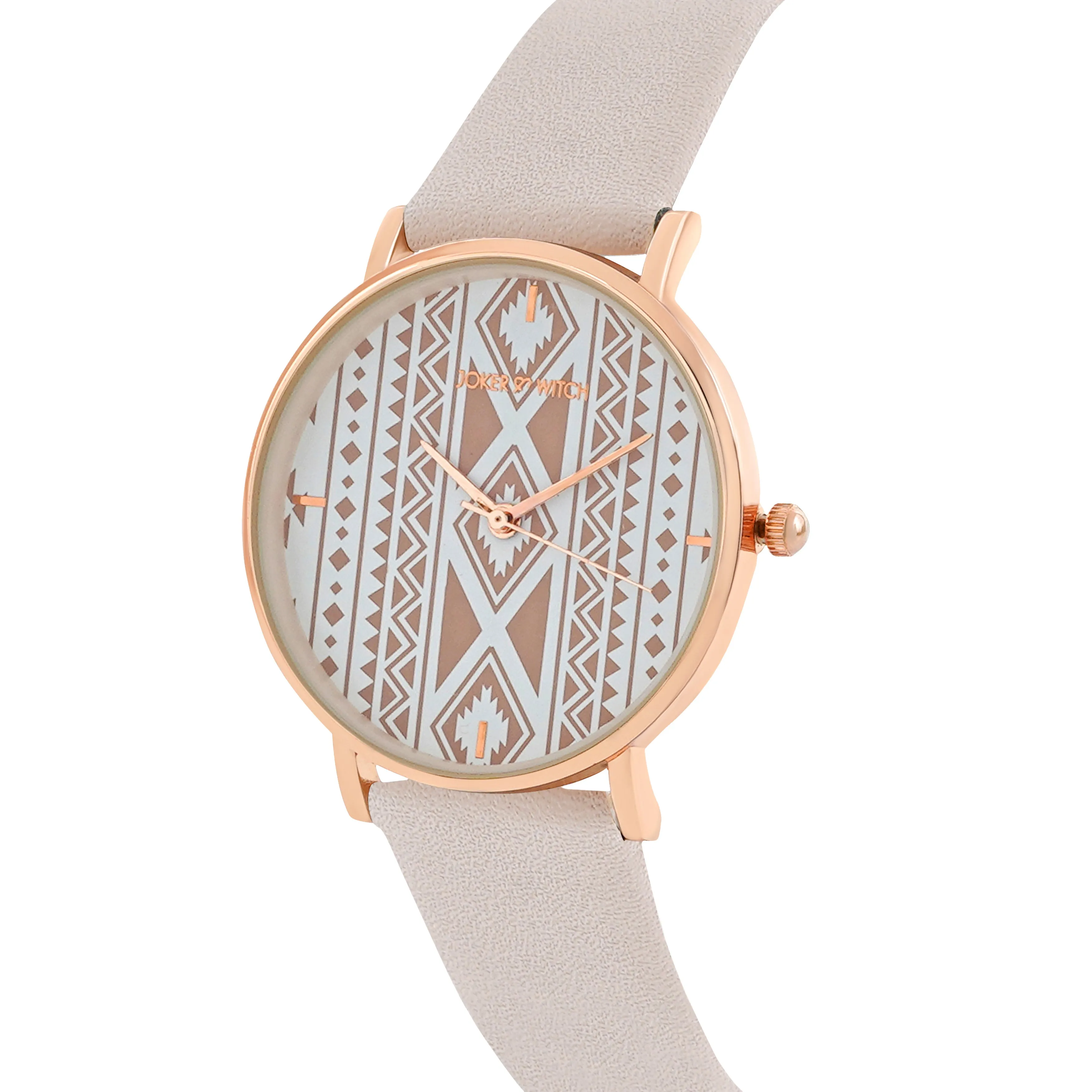 Bohemian Beige PU Strap Watch