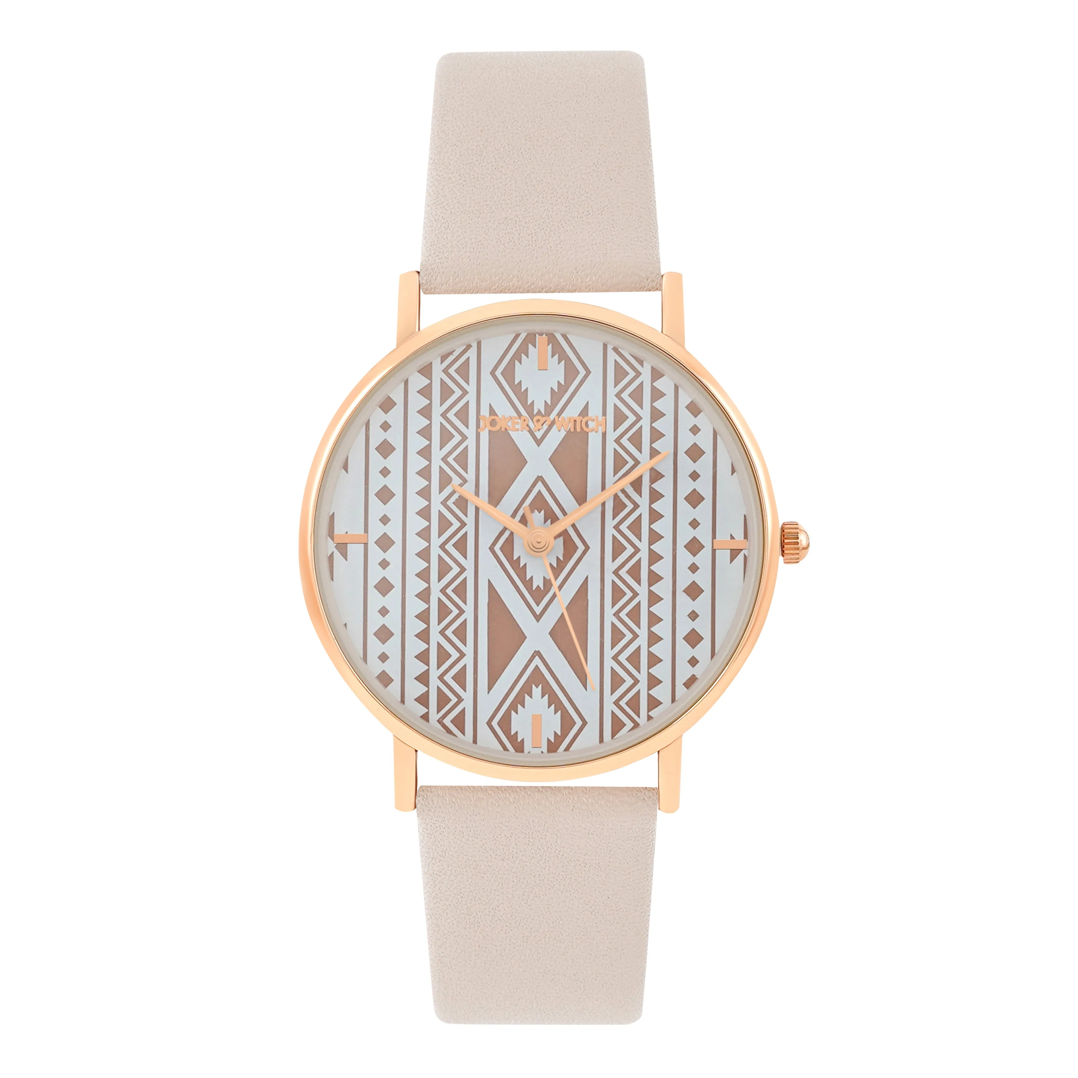 Bohemian Beige PU Strap Watch