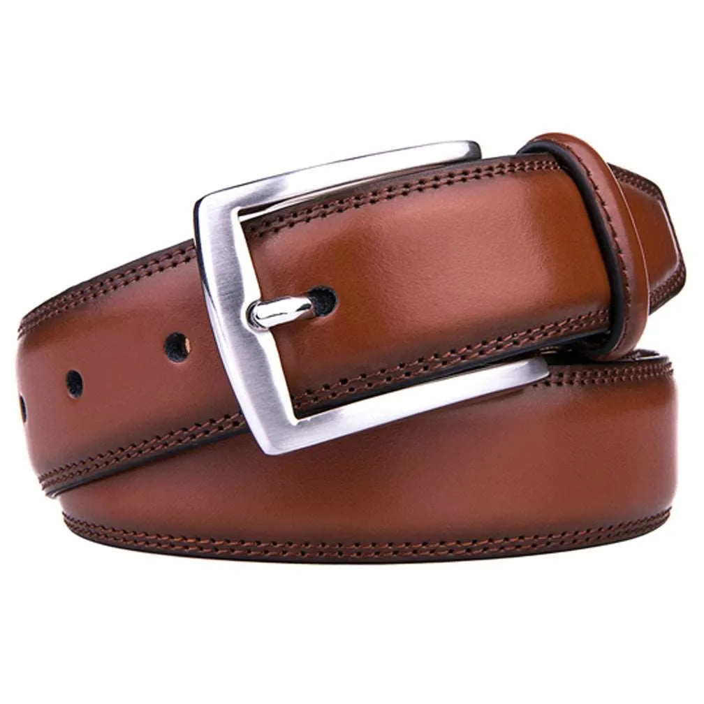 Braveman Men's Classic Genuine Leather Dress Belt