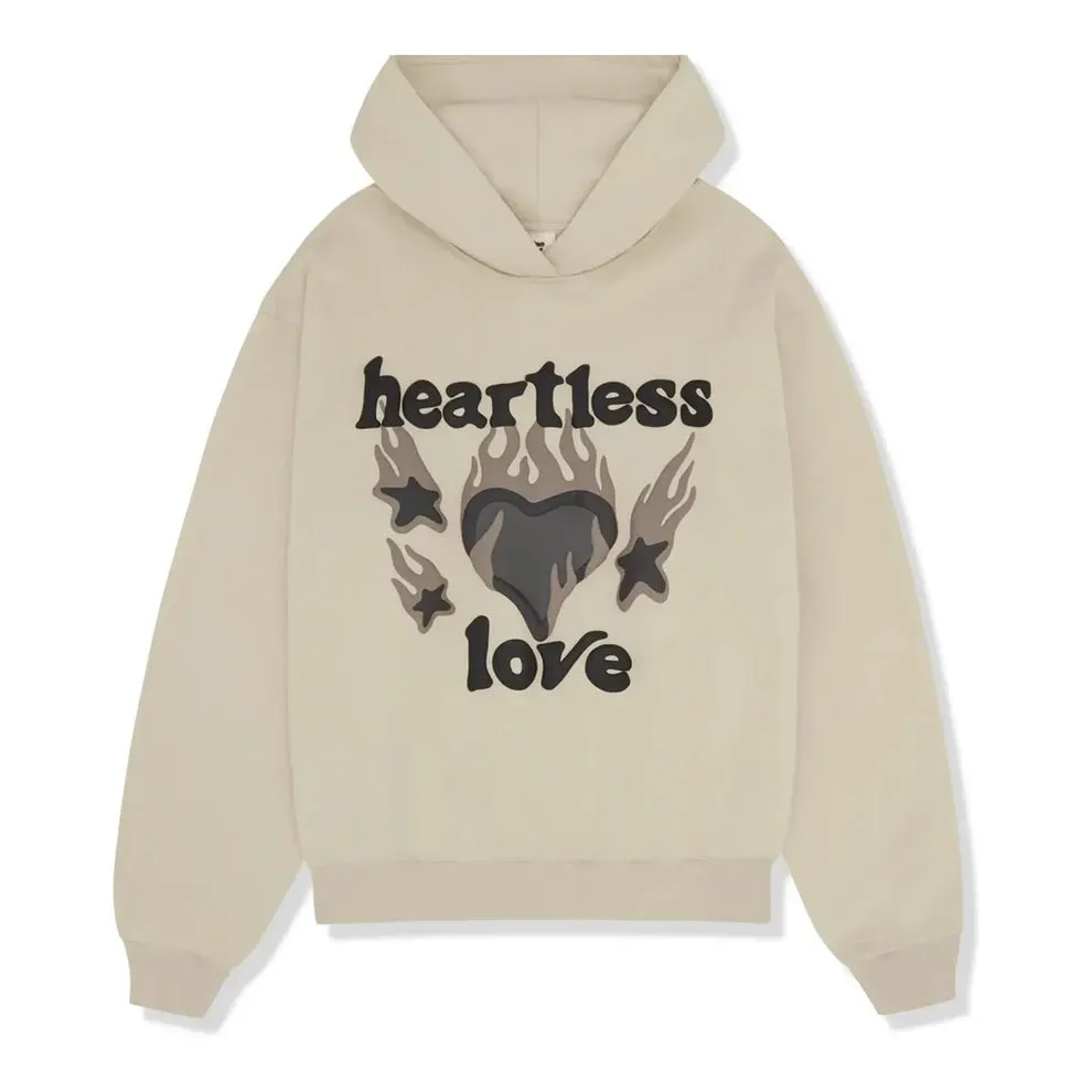 Broken Planet Heartless Love Hoodie Bone White