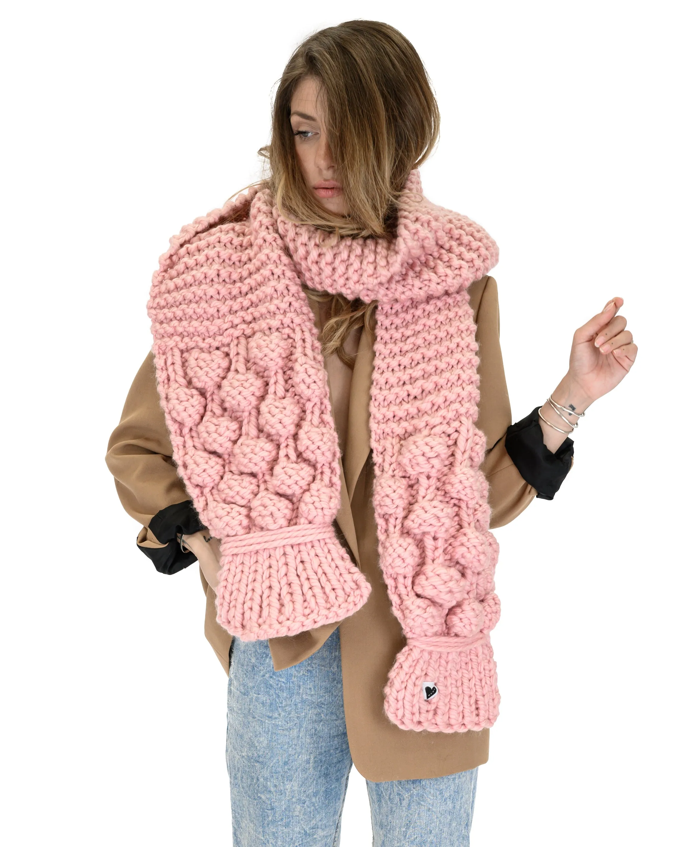 Bubble Ribbed Scarf