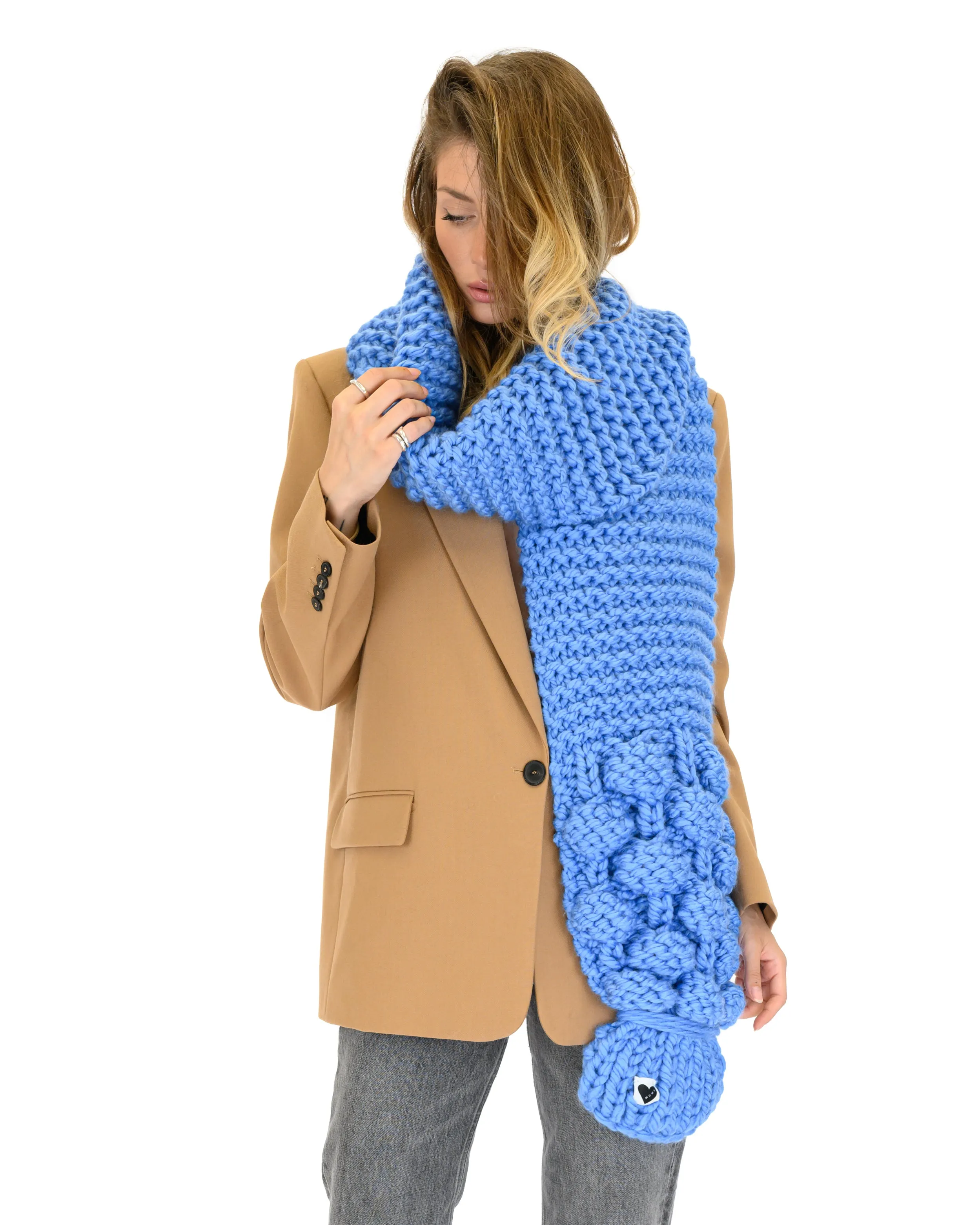 Bubble Ribbed Scarf