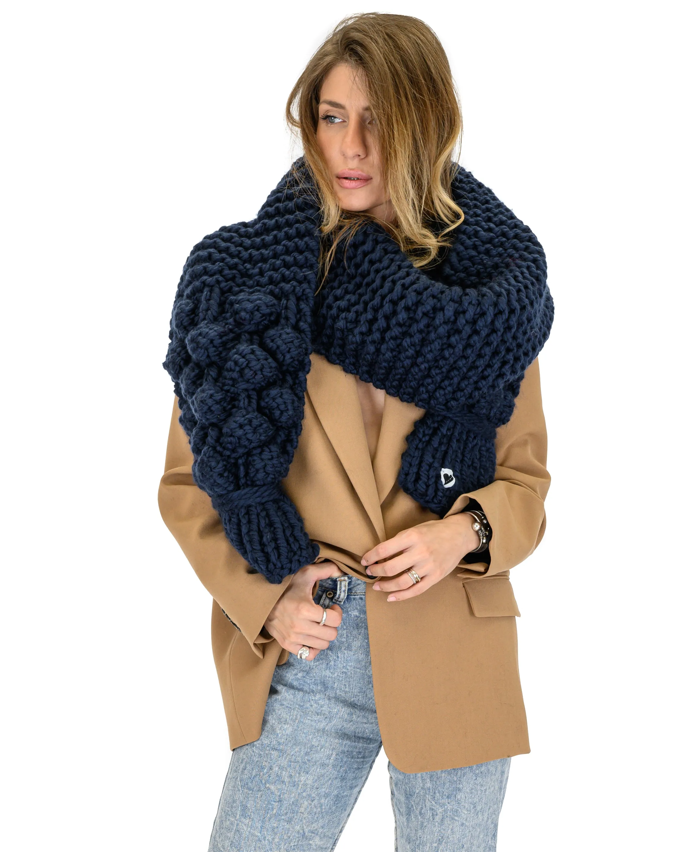 Bubble Ribbed Scarf