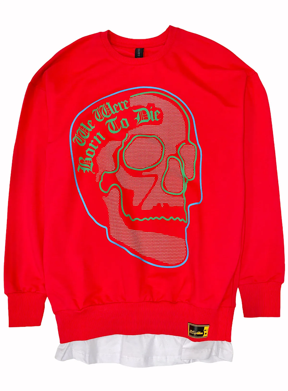 Buyer's Choice Sweatshirt - Skull - Red - ST-6524