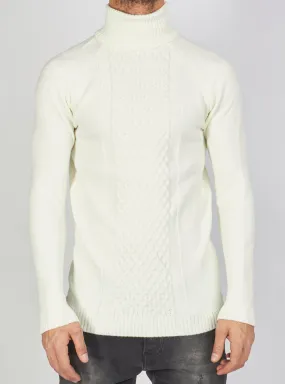 Buyer's Choice Turtleneck - Knit - White - T3765