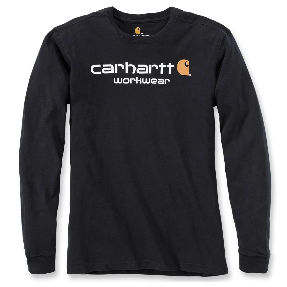 Carhartt&#x20;102564&#x20;Core&#x20;Logo&#x20;l&#x2F;s&#x20;T-Shirt&#x20;-&#x20;Heather&#x20;Grey