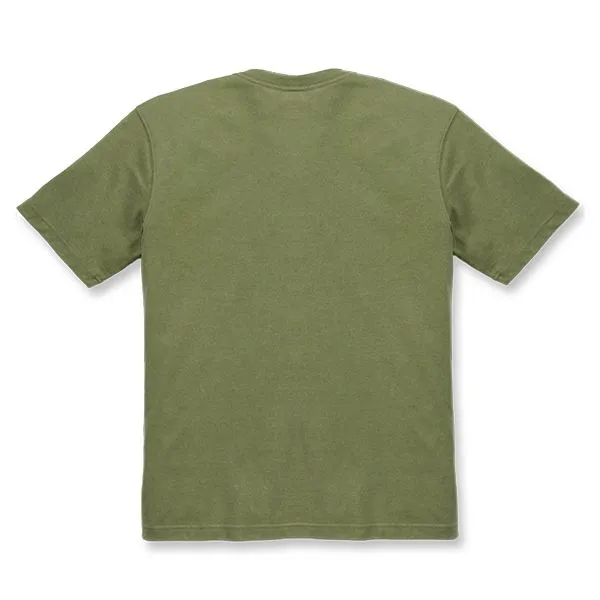 Carhartt&#x20;103666&#x20;C-Logo&#x20;Graphic&#x20;s&#x2F;s&#x20;T-Shirt&#x20;-&#x20;Oil&#x20;Green&#x20;Heather