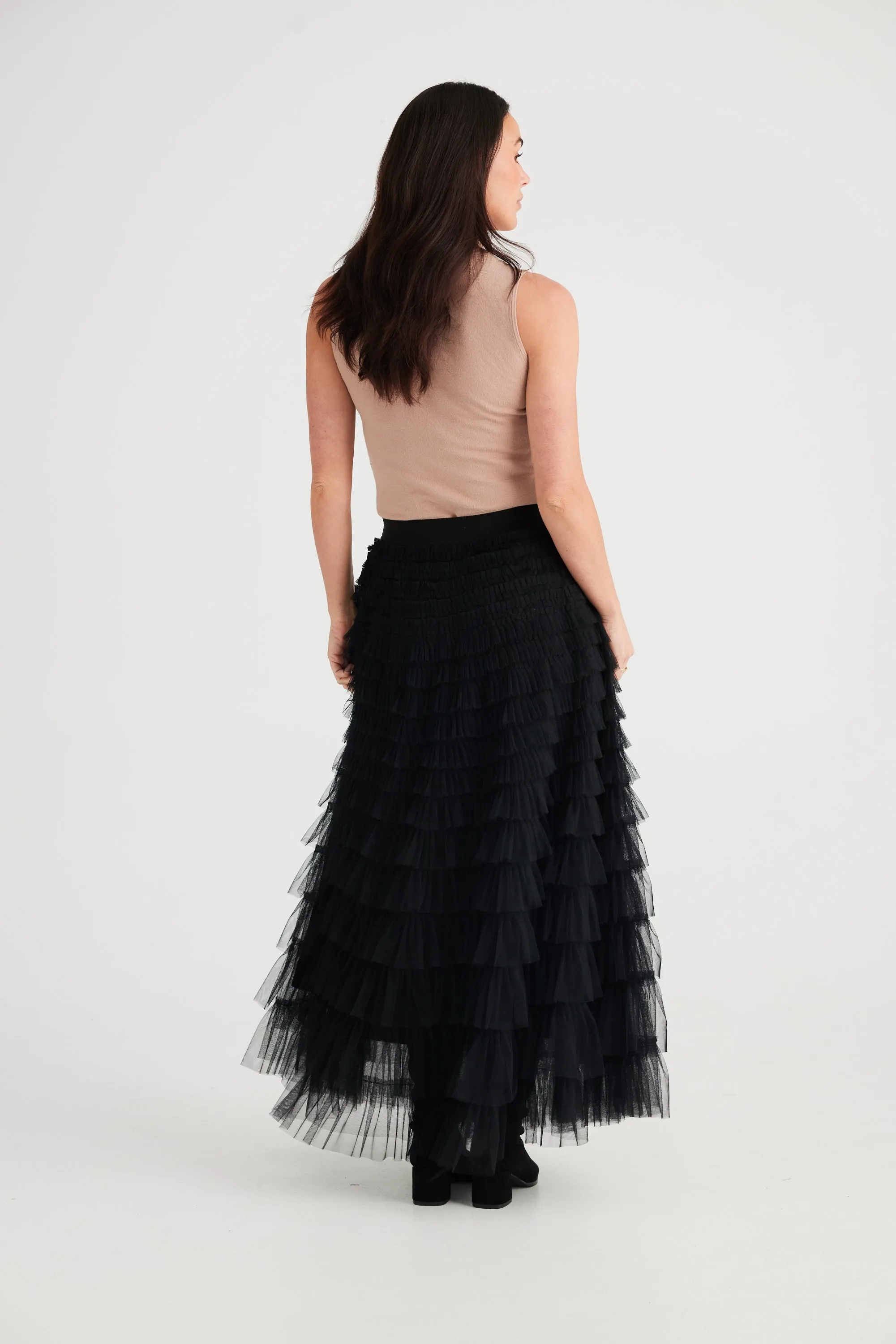 Chance Skirt - Black Tulle