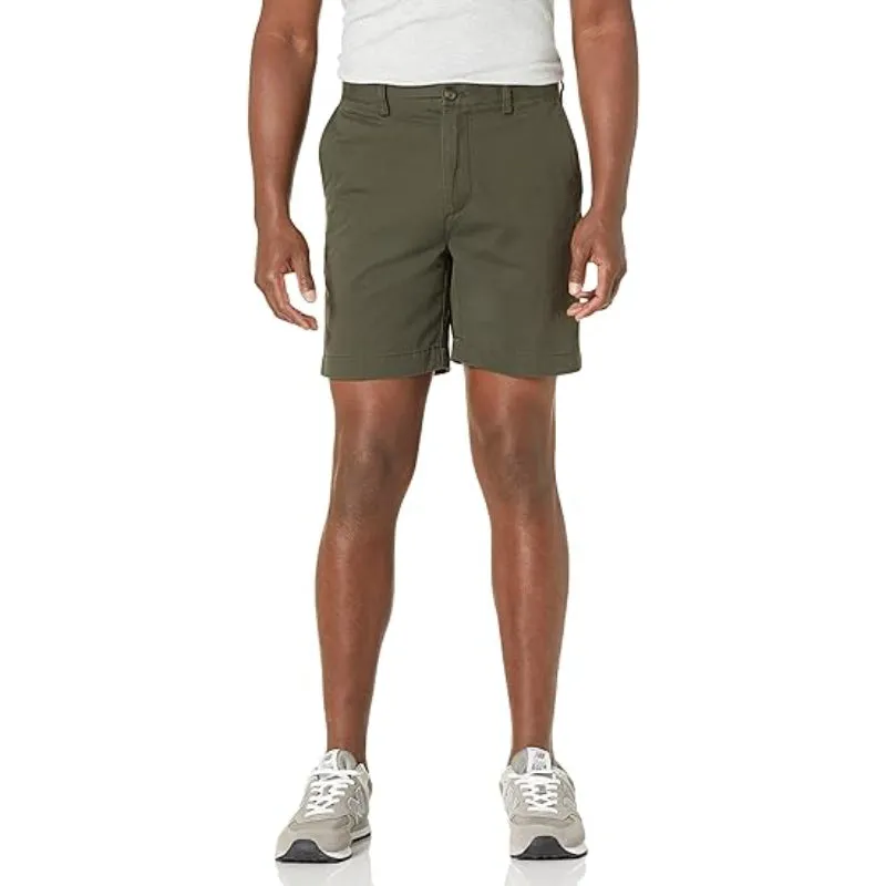 Chino Shorts With Slant Pockets