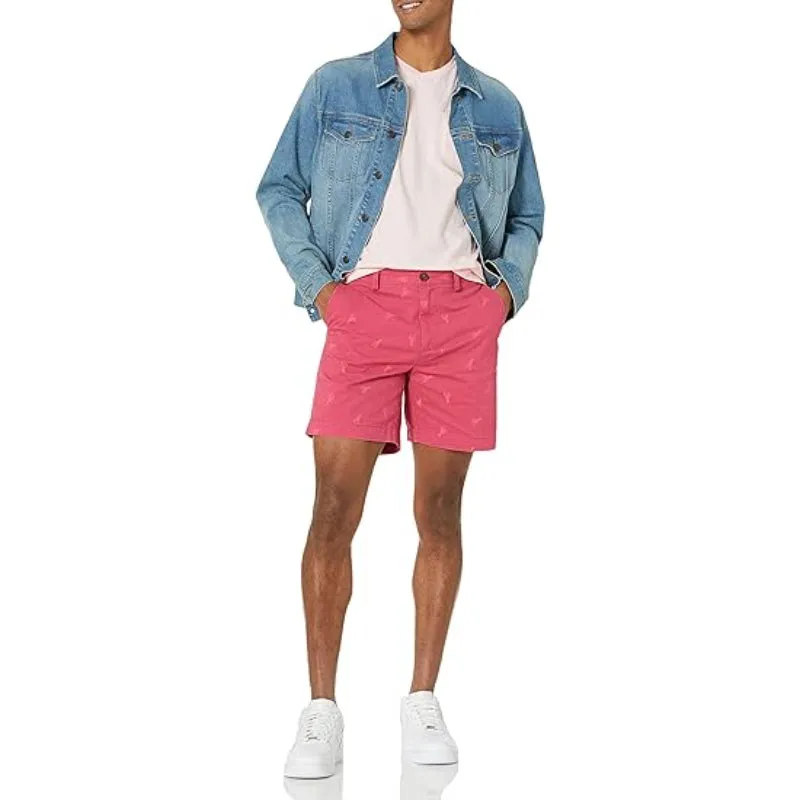 Chino Shorts With Slant Pockets