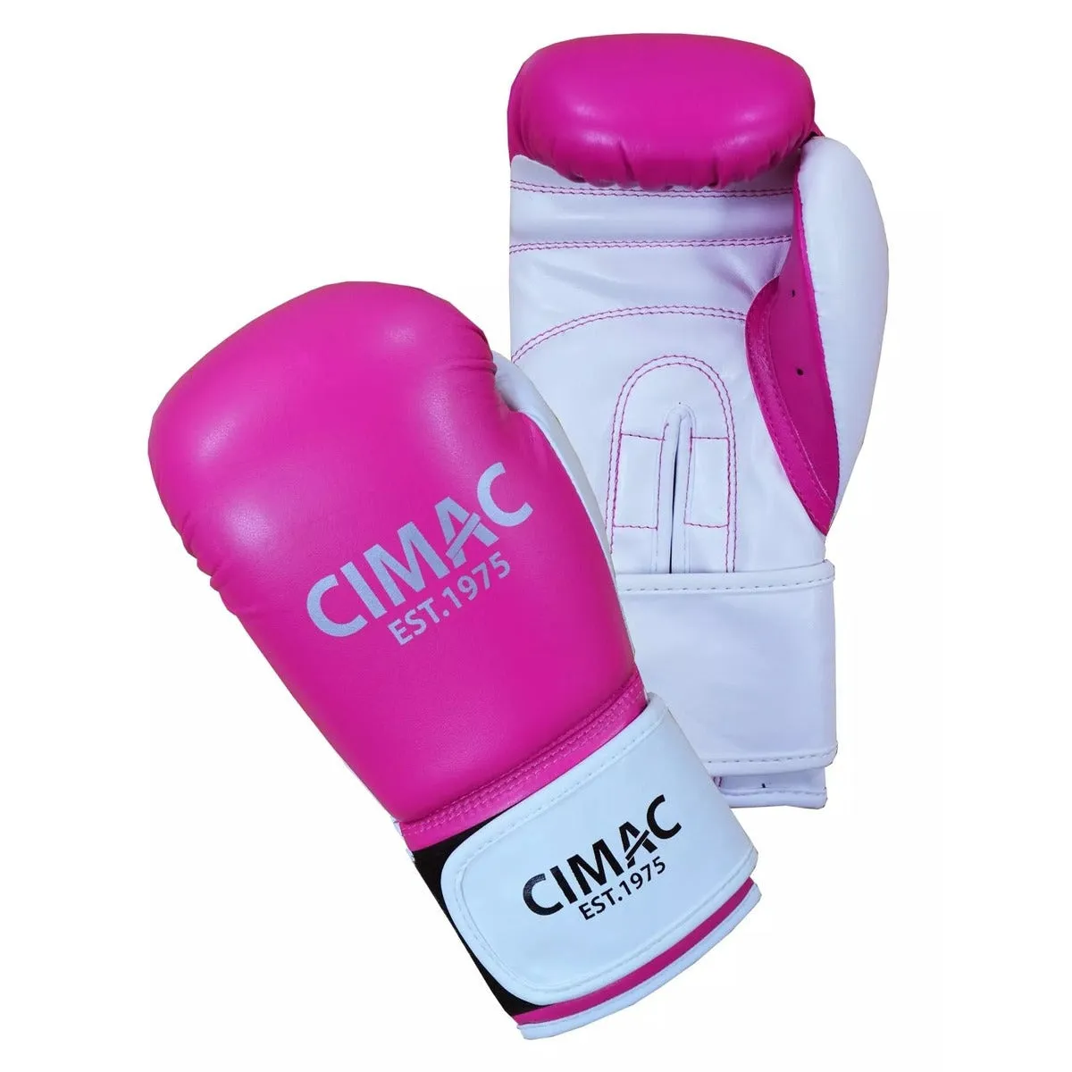 Cimac Ladies Boxing Gloves Pink & White Bag Boxercise