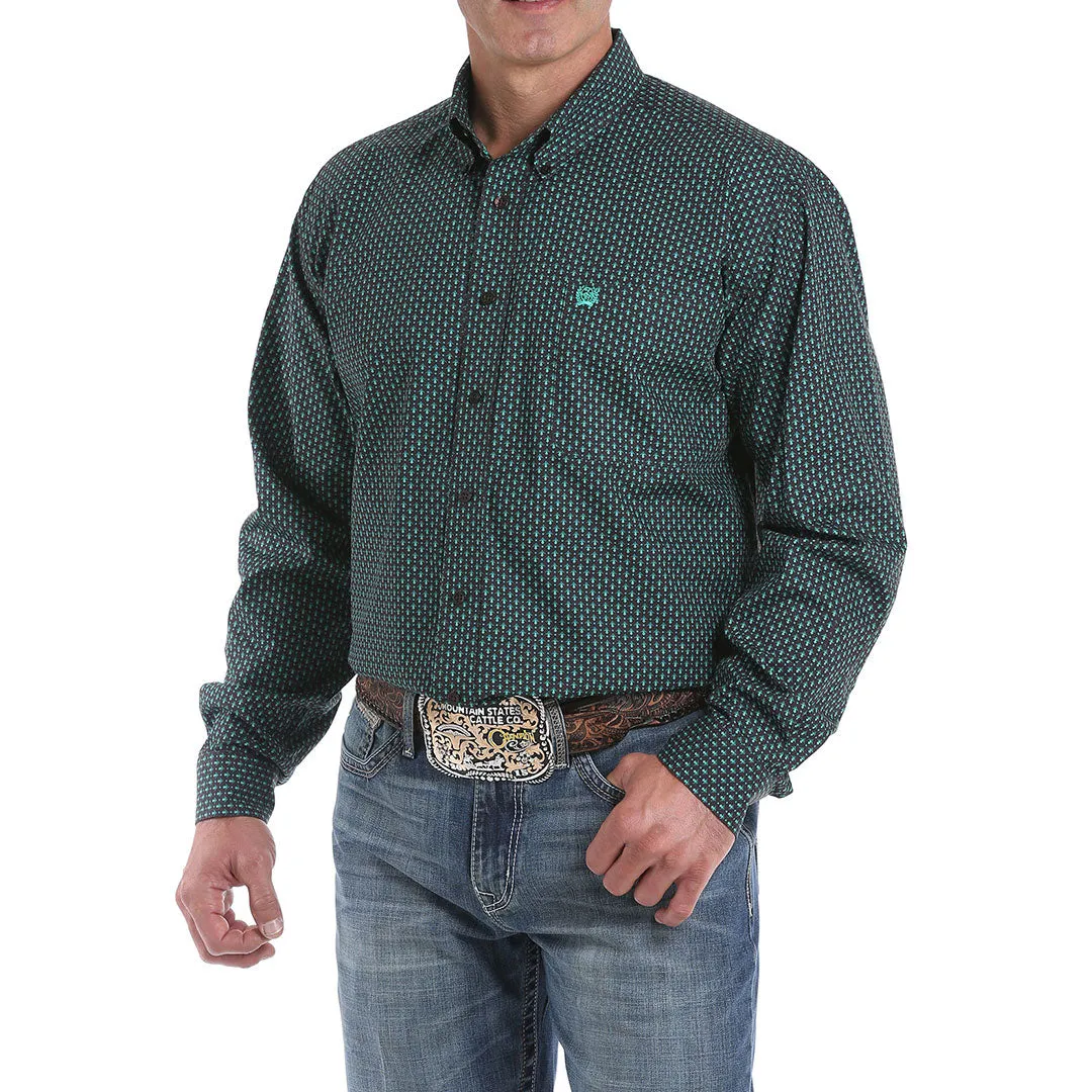 Cinch Men's Diamond Print Classic Fit Shirt