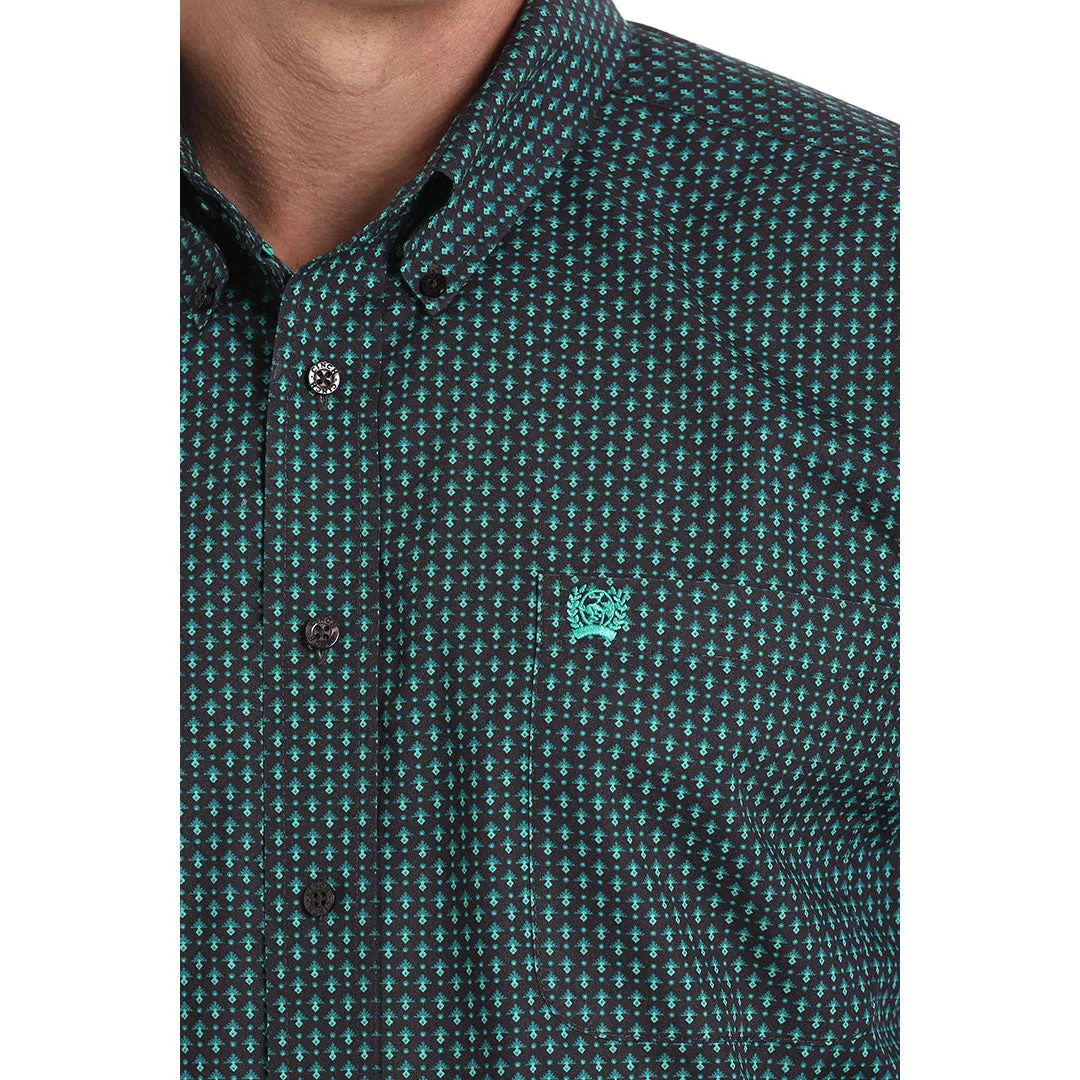 Cinch Men's Diamond Print Classic Fit Shirt