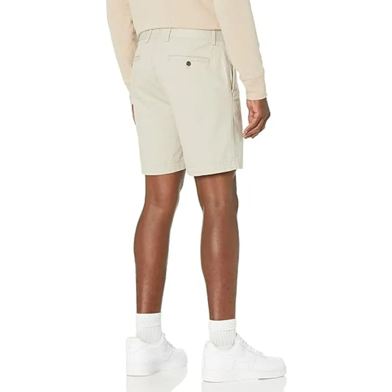 Comfy Light Chino Shorts With Slant Pockets