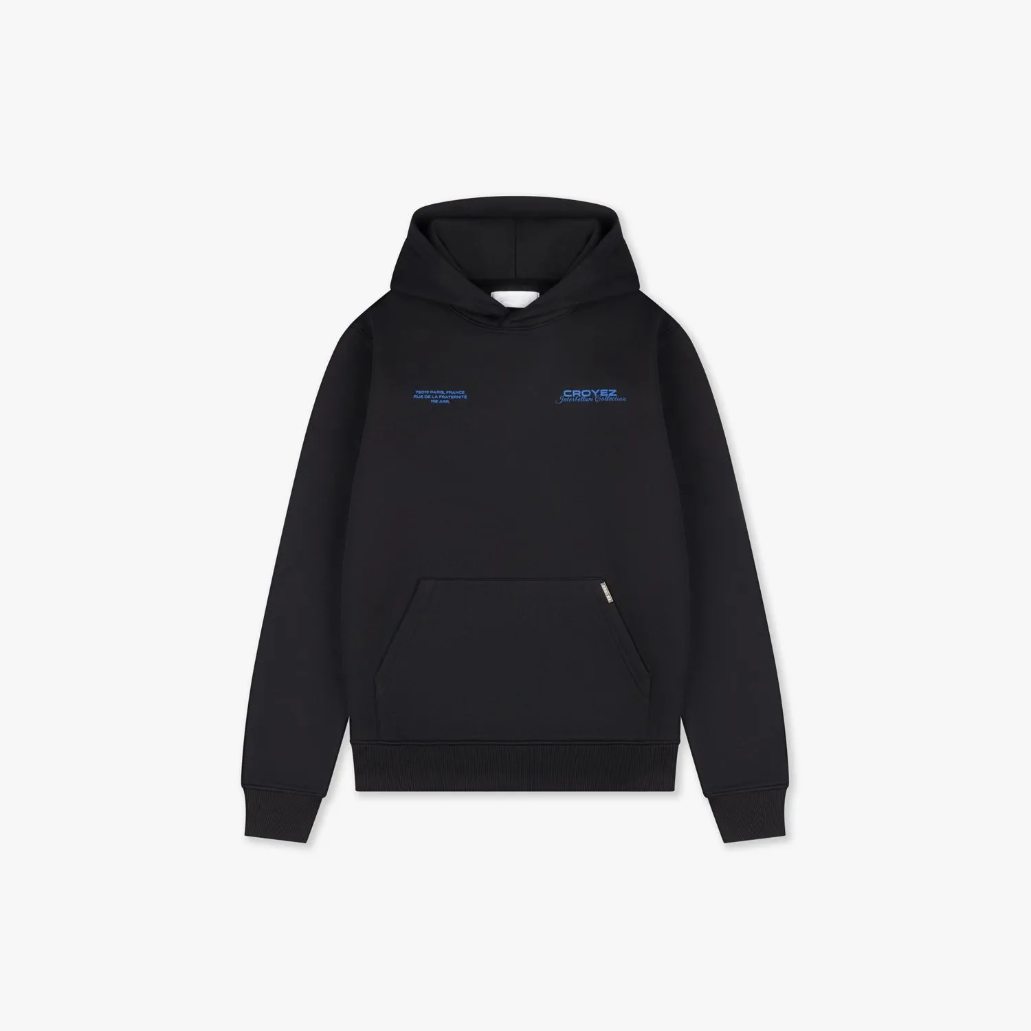 CROYEZ COLLECTION HOODIE - BLACK/COBALT