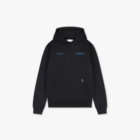 CROYEZ COLLECTION HOODIE - BLACK/COBALT