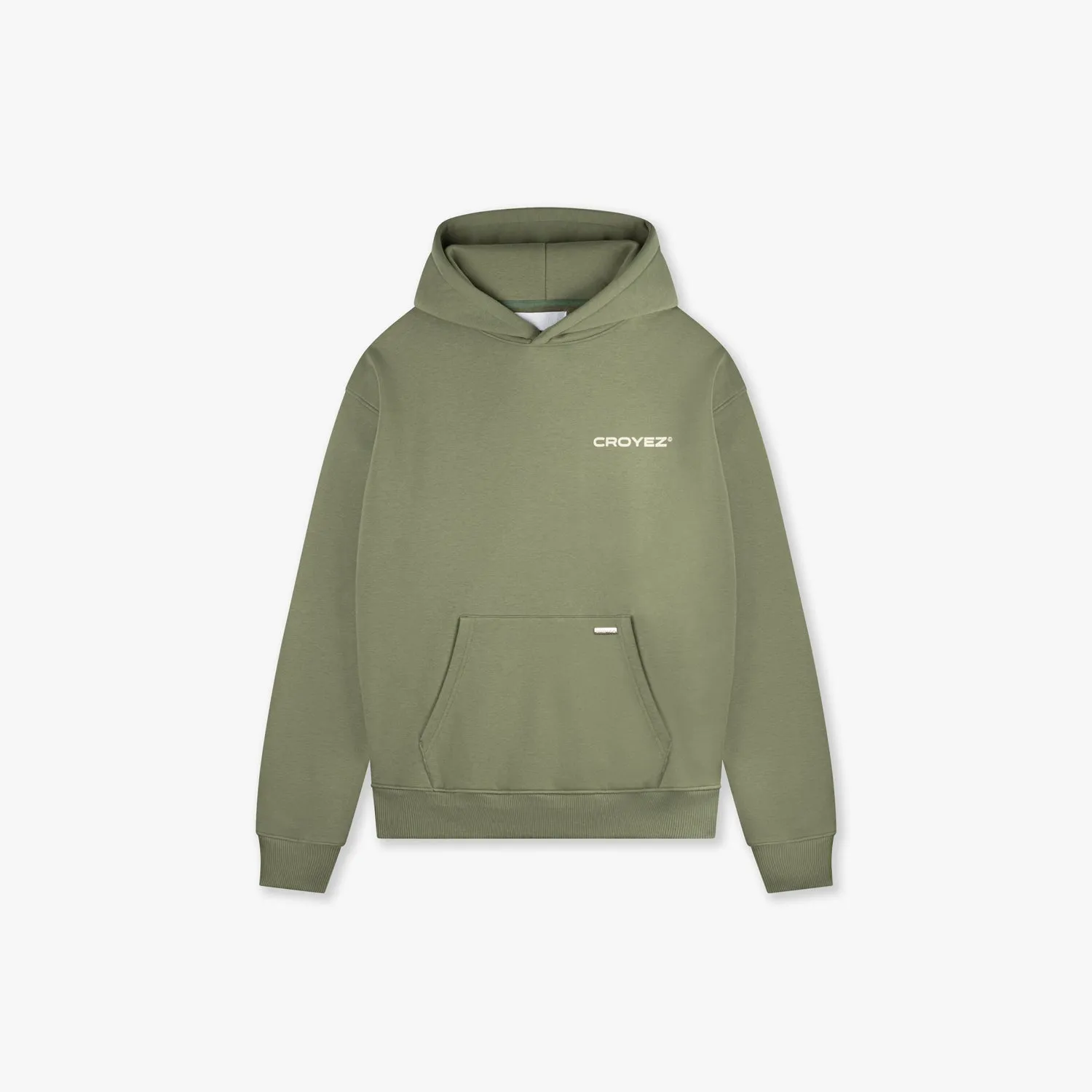 CROYEZ FAMILY OWNED BUSINESS HOODIE - WASHED OLIVE