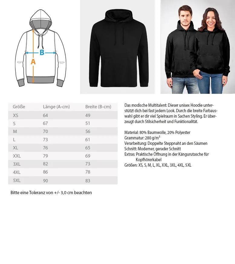 Echte Kerle fahren Traktor  - Unisex Kapuzenpullover Hoodie