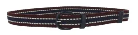 Elastic stripe braided belt