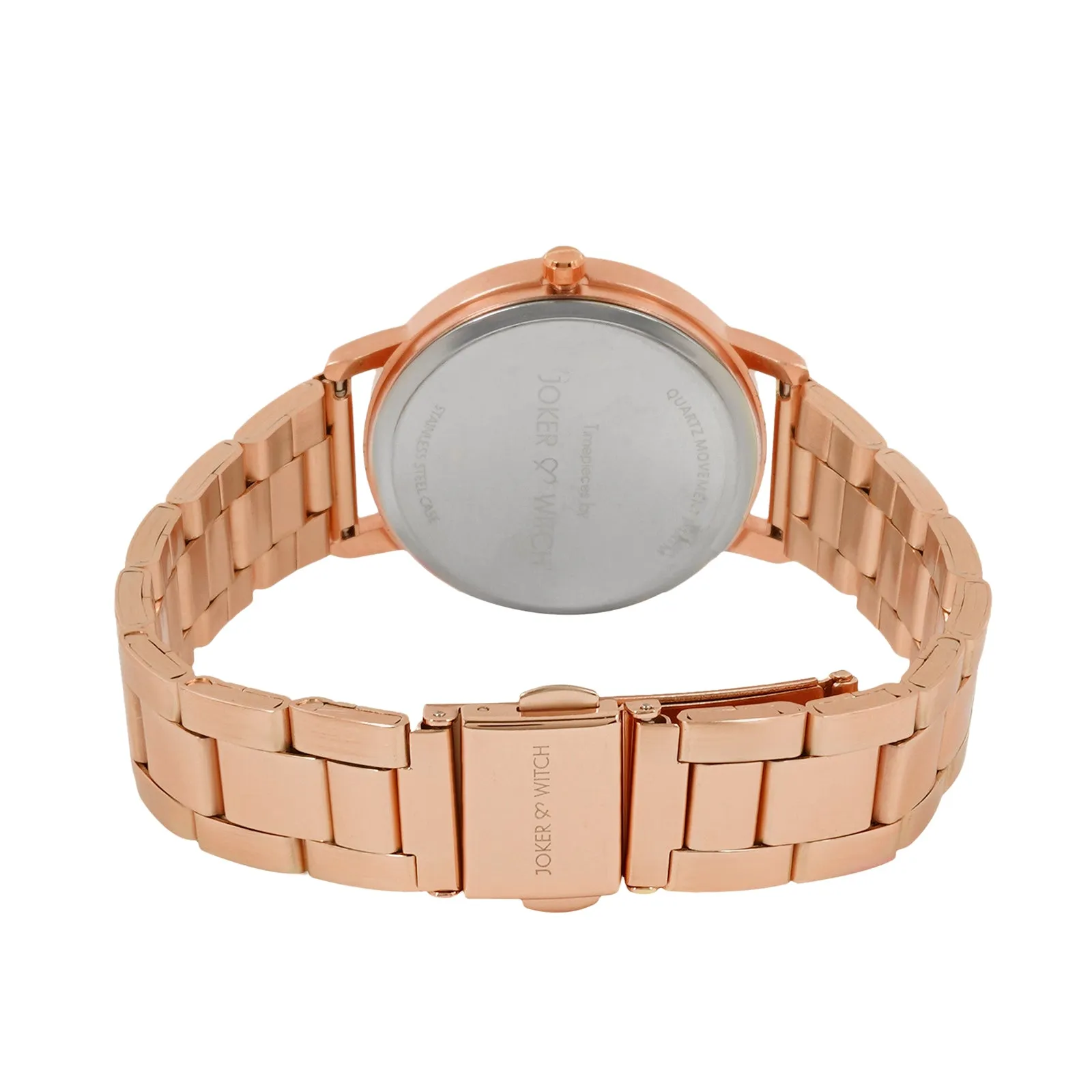 Estella Rose Gold Watch Bracelet Stack