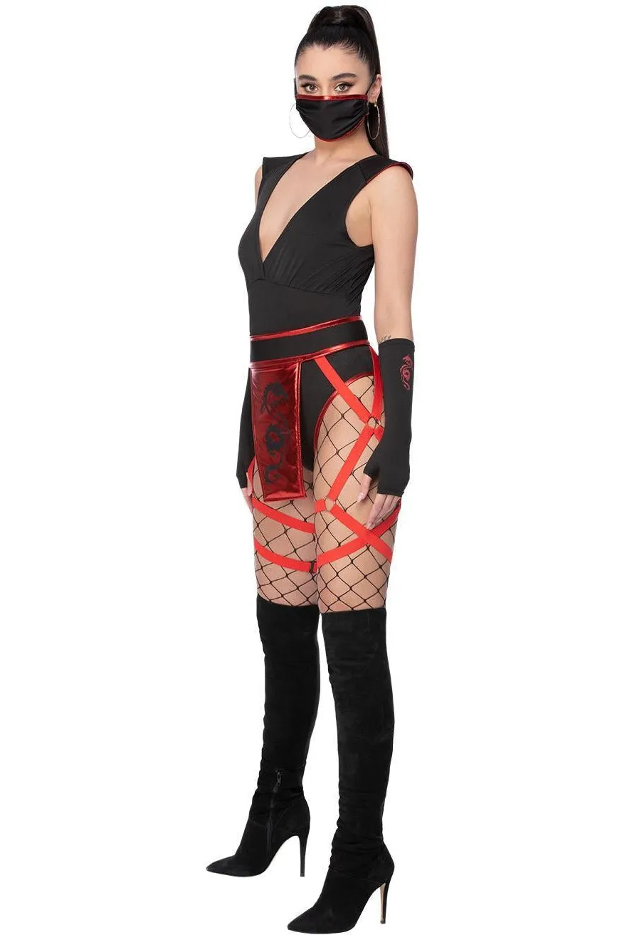 Fever Scarlet Ninja Costume