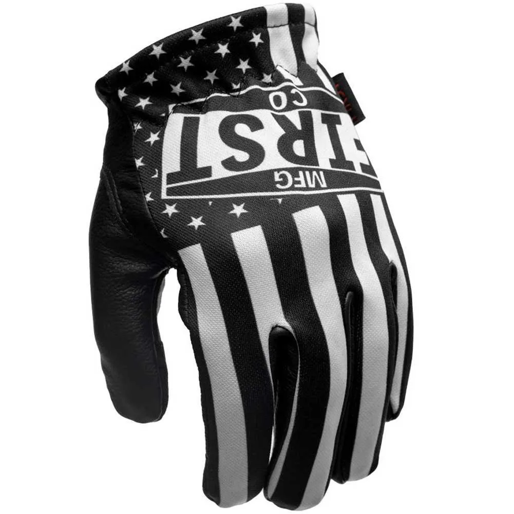 First Mfg Clutch Short Wrist Motorcycle Riding Gloves