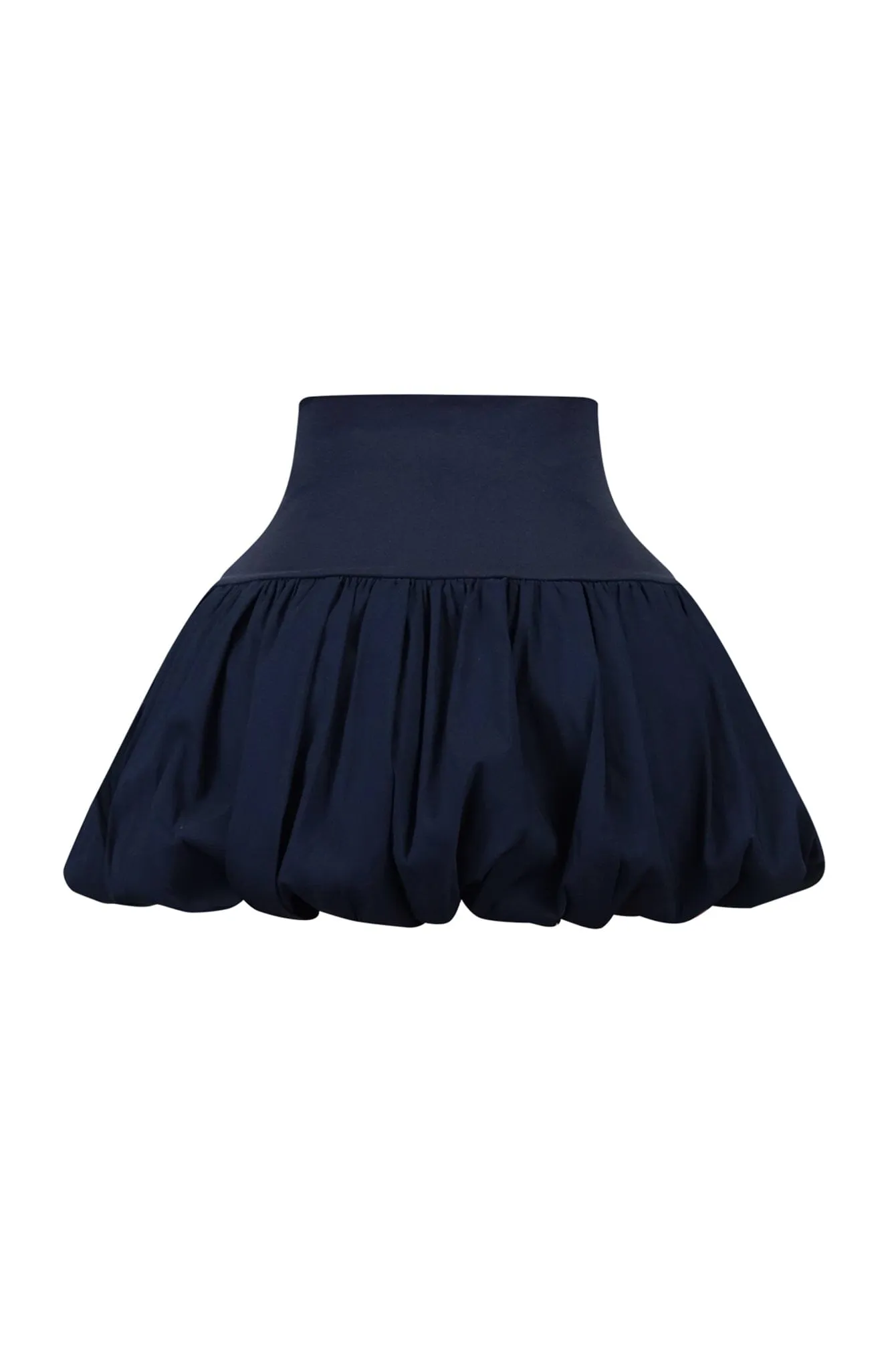 Forever Blowing Cotton Jersey Bubble Mini Skirt