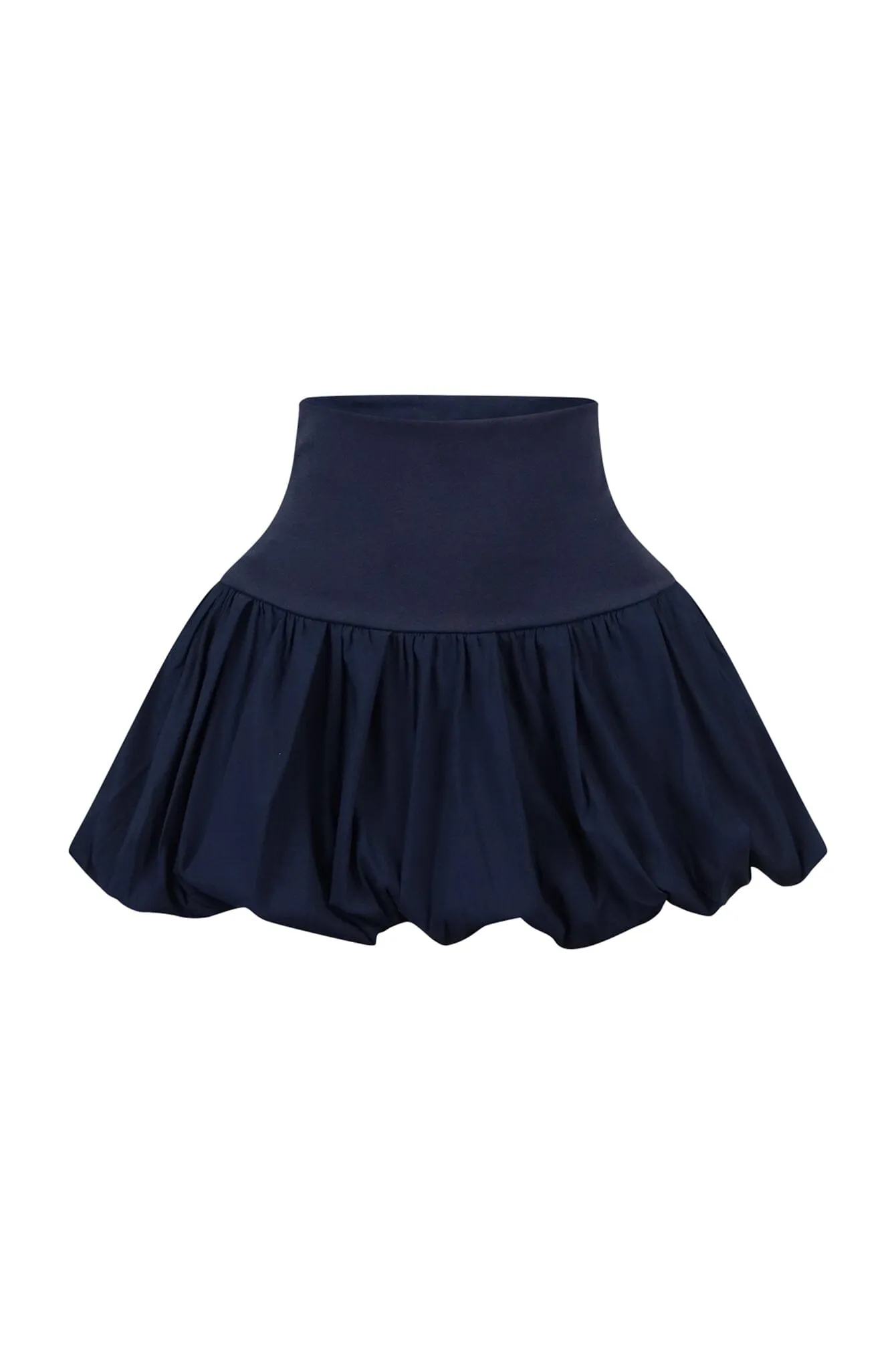 Forever Blowing Cotton Jersey Bubble Mini Skirt