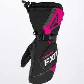 FXR Women's Combat Mitt Black/Fuchsia