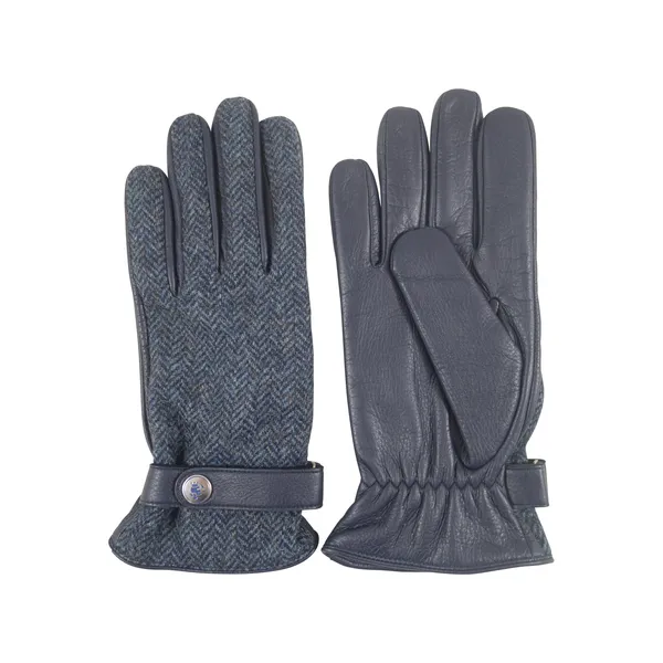 Herringbone Gloves | Navy