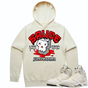 Jordan 5 Sail 5s Hoodie to Match - RED SAUCE