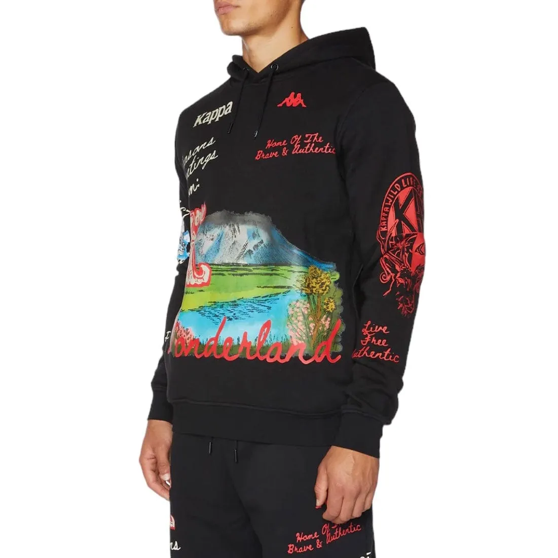 Kappa Authentic Friyo Hoodie (Black) 321P35W