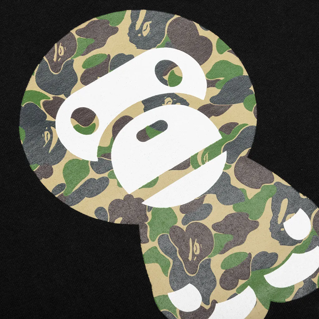 Kids Abc Camo Baby Milo Tee - Black