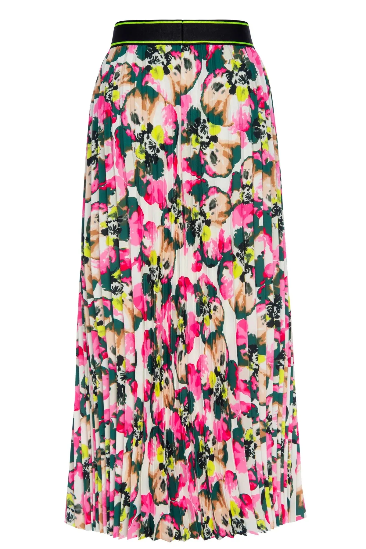 Le Superbe Warhol Floral Pleated Skirt