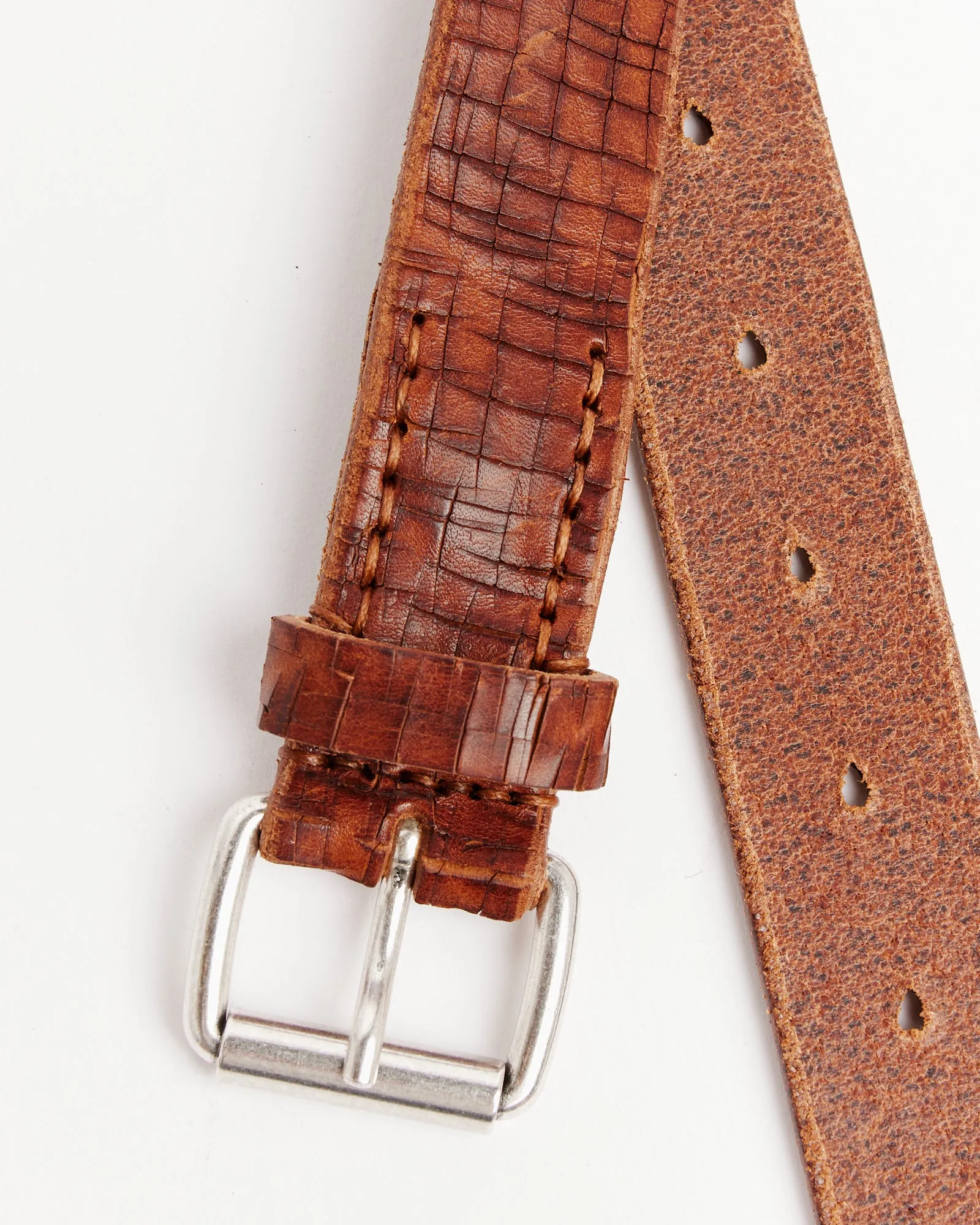 Leather Belt in Cognac