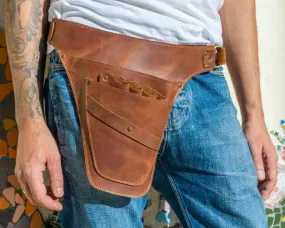 Leather tool belt | Florist tool belt, Hairdressing tool belt, Scissor Holster Pouch