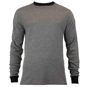 Long Sleeve T-Shirt - Flash Fire (FR) and Arc Flash Resistant, Rib Knit Cuffs, Lightweight, Performance Fabric