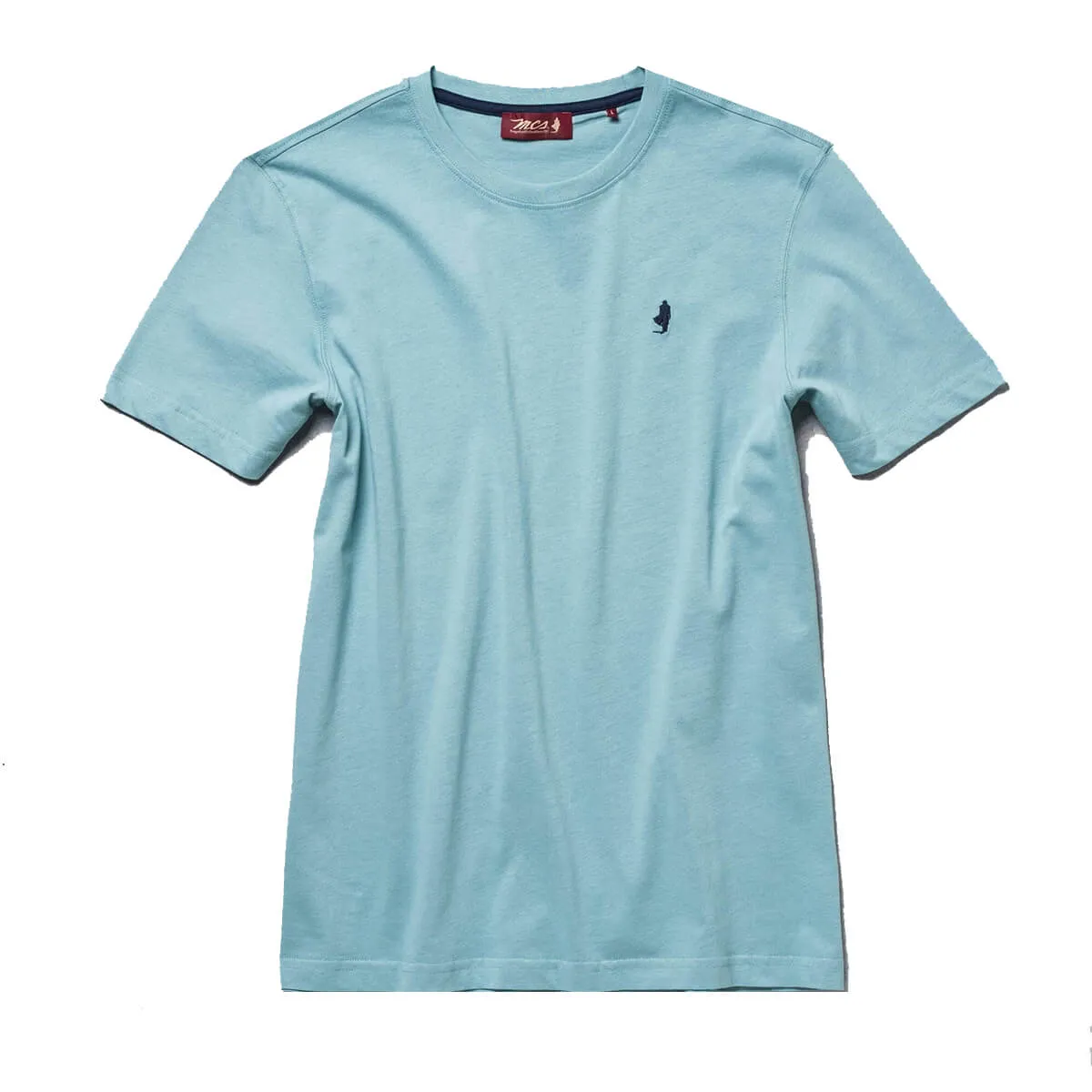 MCS t-shirt uomo colore azzurro acqua marina