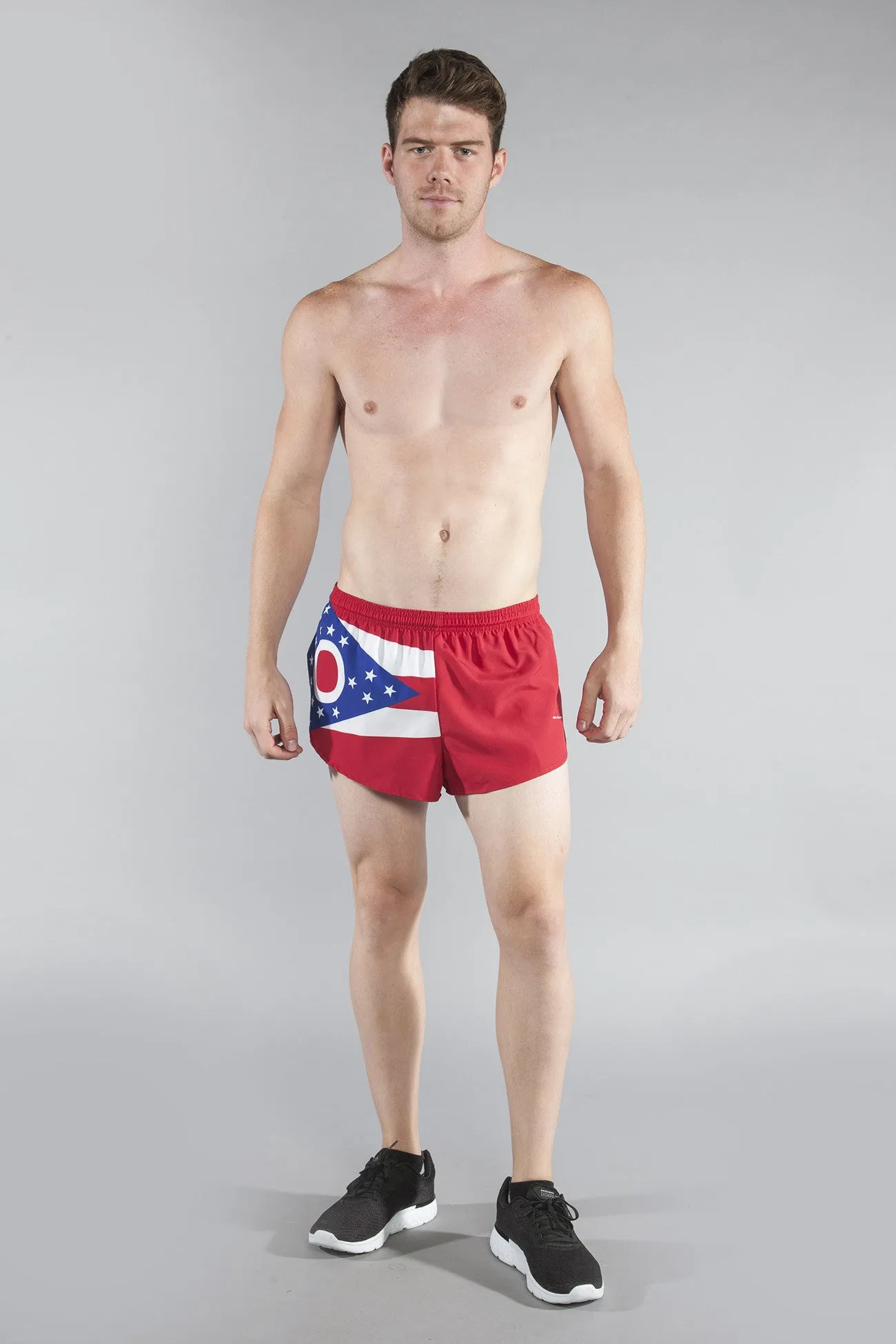 Men's 1" Elite Split Shorts- Ohio